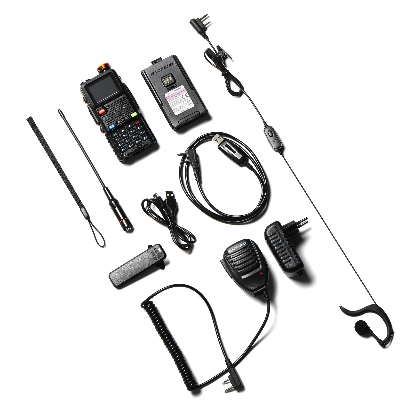 Baofeng UV-5RM Plus GPS Ham Radio Handheld | 10W | 1.77 Inch Color Screen | 640CH 10 Zones | NOAA | 2500mAh Type-C Rechargeable Battery | Group Talk - Image 11