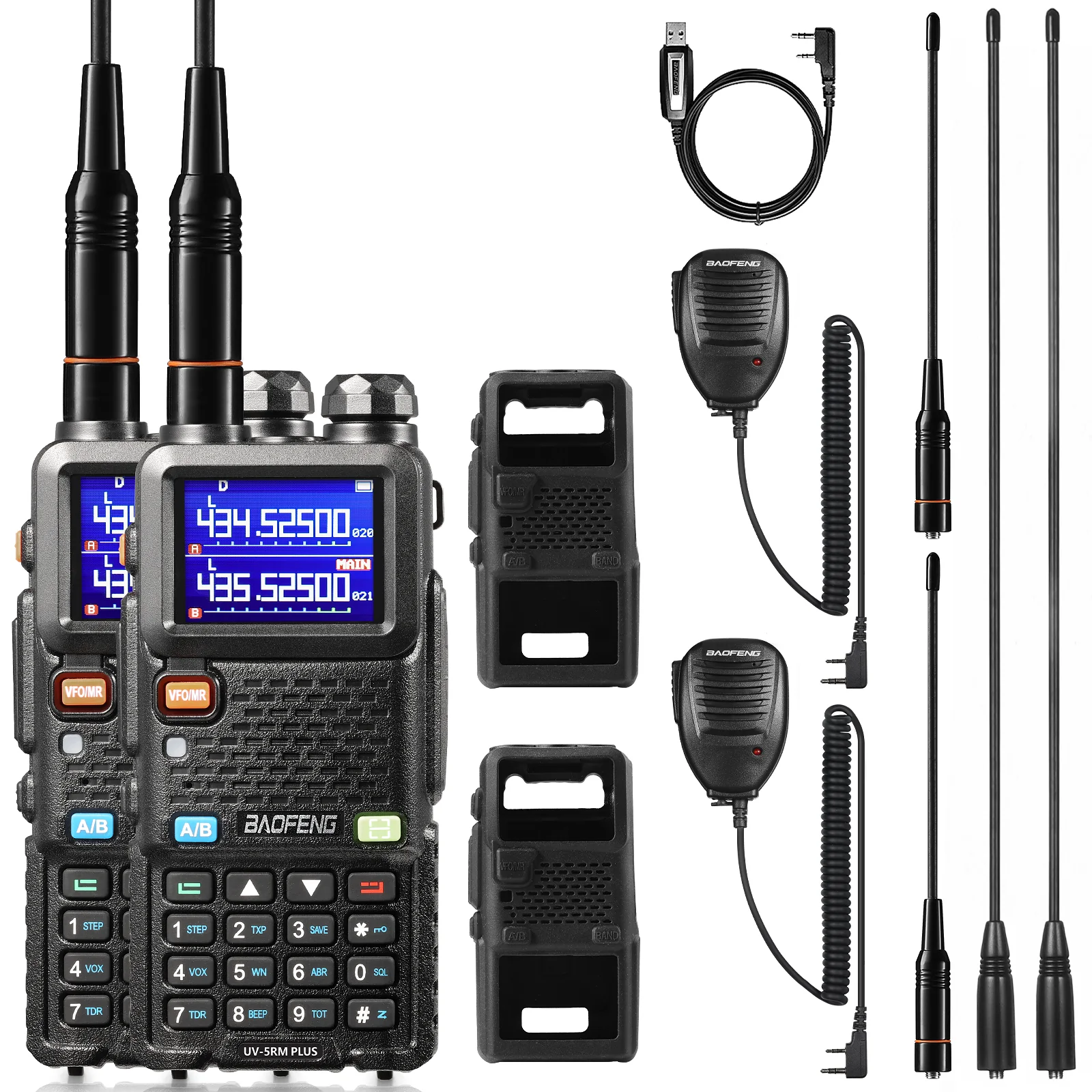 Baofeng UV-5RM Plus | Multi-Band | Airband | 10W | NOAA | 2500mAh Battery | USB-C Charging | Chirp Compatible - Image 13