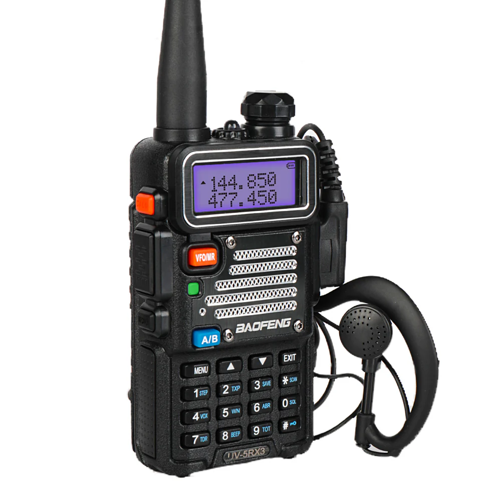 Baofeng UV-5RX3 [5 Packs] | Tri-band 1.25M | Tri-color LCD | 2 Antennas | with Cable | Support CHIRP Programming - Image 11