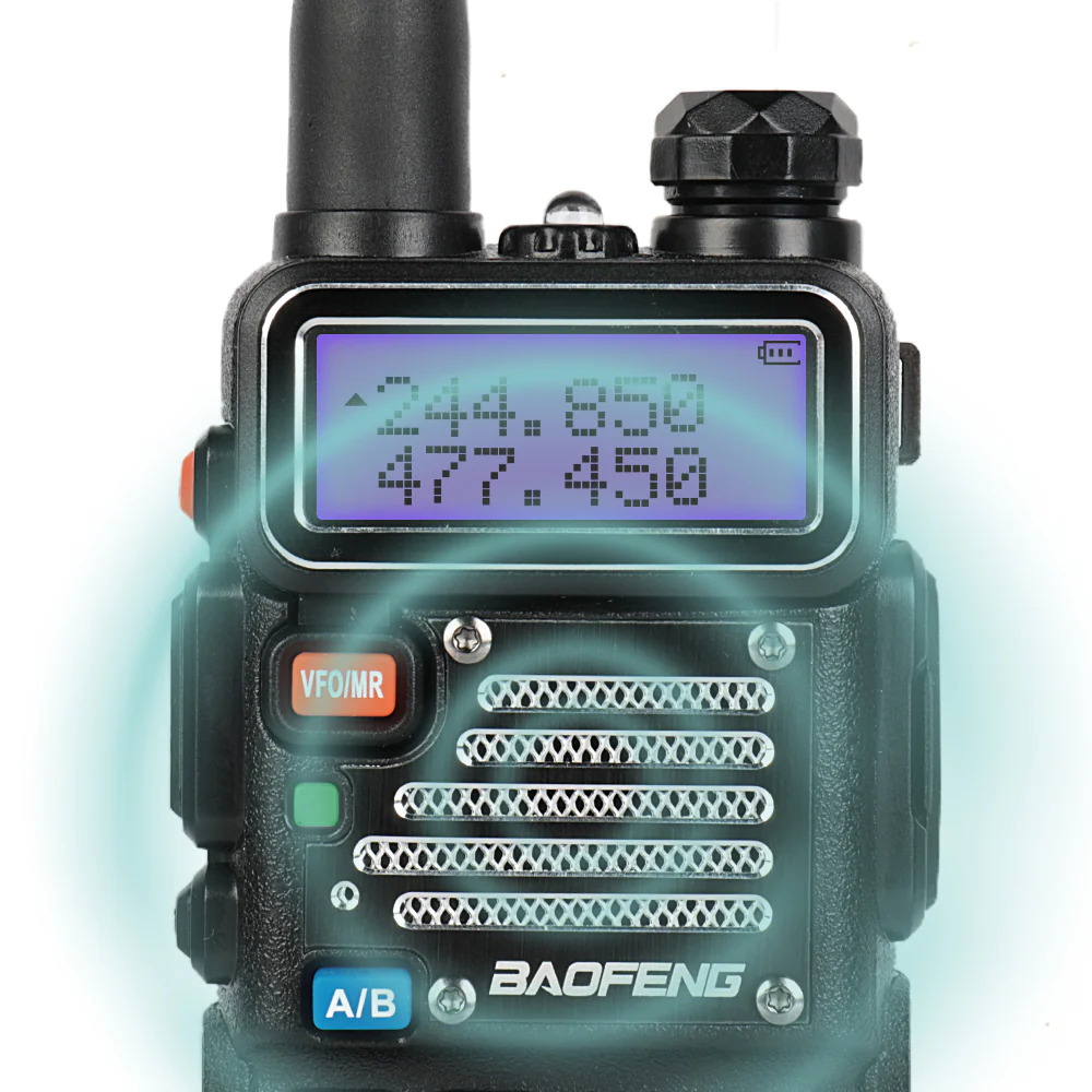 Baofeng UV-5RX3 [5 Packs] | Tri-band 1.25M | Tri-color LCD | 2 Antennas | with Cable | Support CHIRP Programming - Image 8