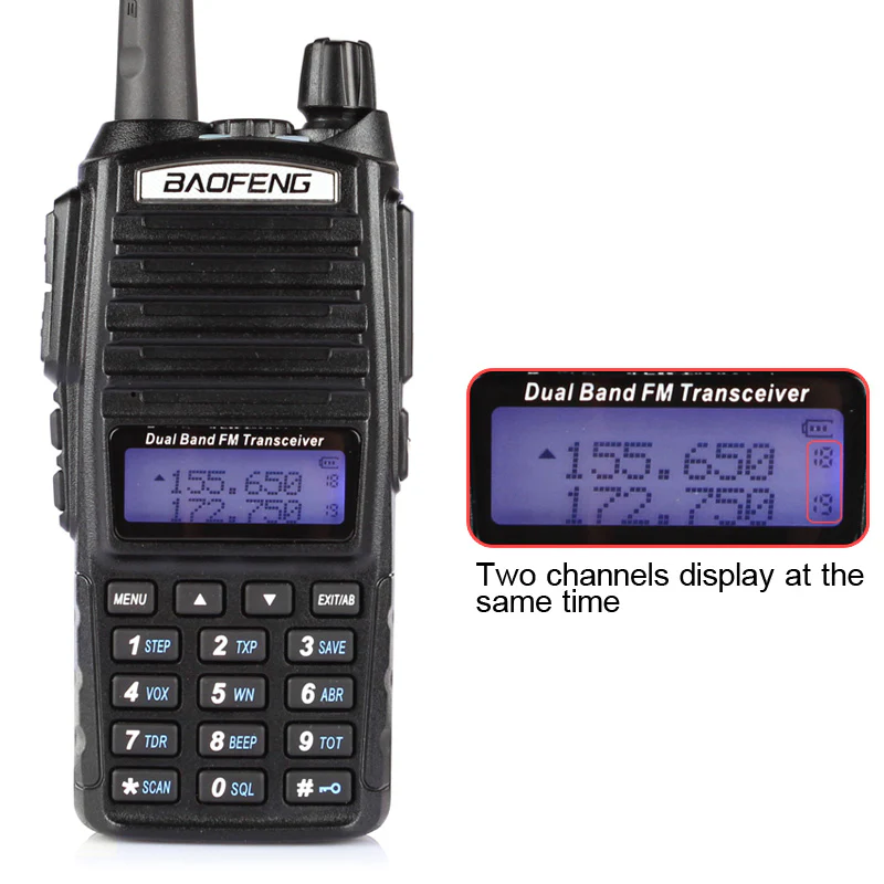 Baofeng UV-82L | Dual Band | Dual PTT | 1W Loud Speaker | Better Antenna - Image 6