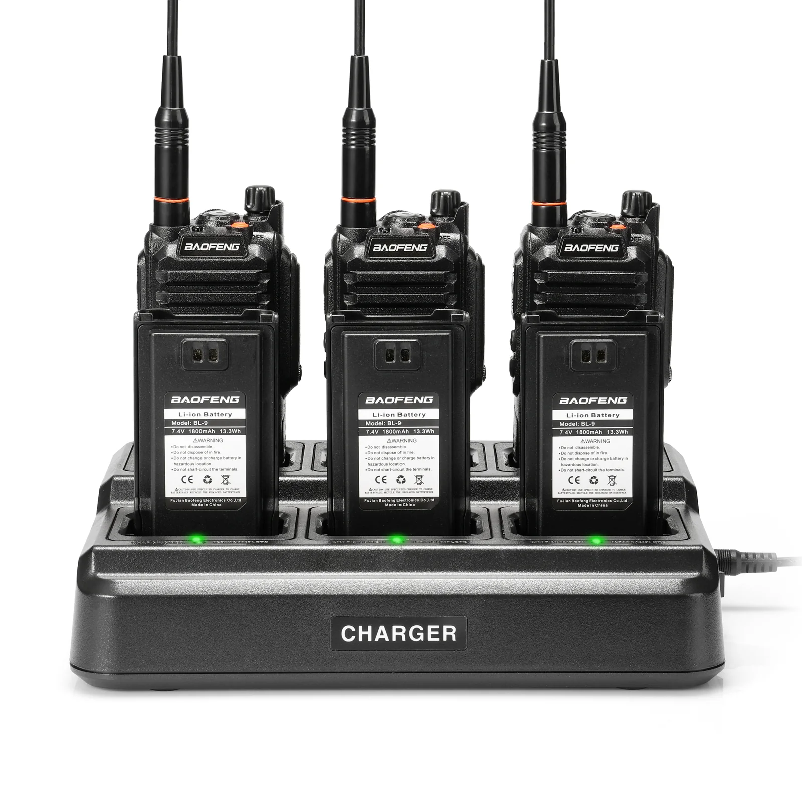 Baofeng UV-9G Six Way Charger | Bulk Charger Station | for UV-9G GT-3WP UV-9R UV-9R Plus - Image 7
