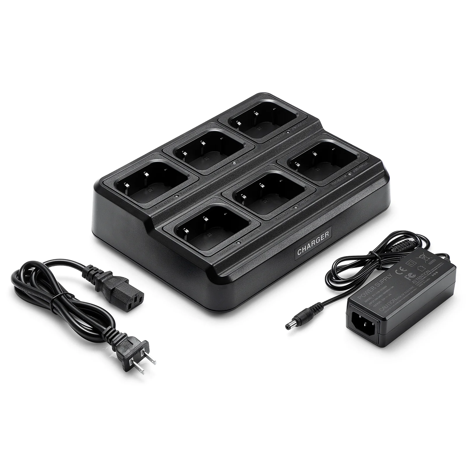 Baofeng UV-9G Six Way Charger | Bulk Charger Station | for UV-9G GT-3WP UV-9R UV-9R Plus - Image 9