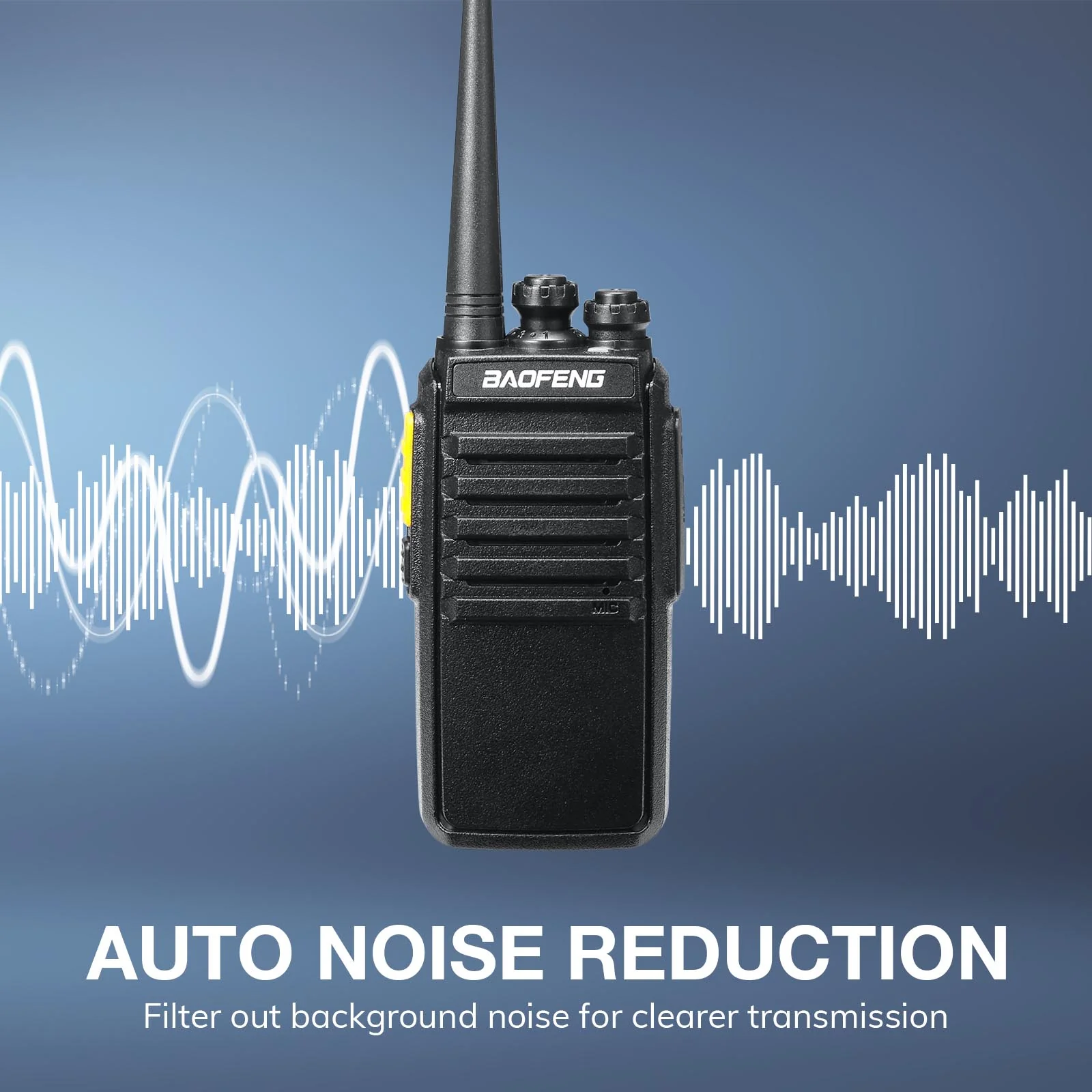 Baofeng V1D Two Way Radio | UHF | Noise Reduction | Frequency Copy |  Privacy Encryption | VOX | 4 Pack - Image 2