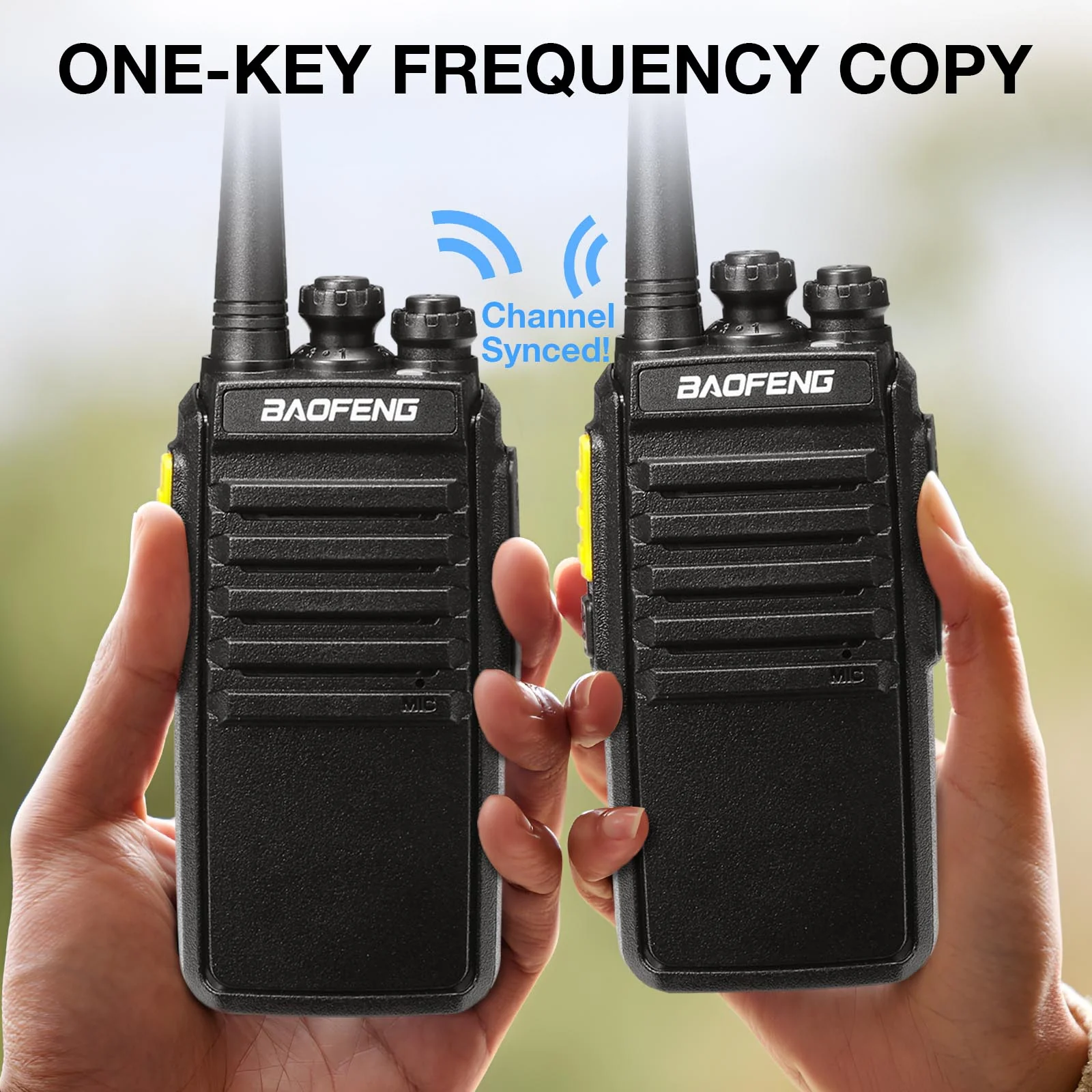 Baofeng V1D Two Way Radio | UHF | Noise Reduction | Frequency Copy |  Privacy Encryption | VOX | 4 Pack - Image 4