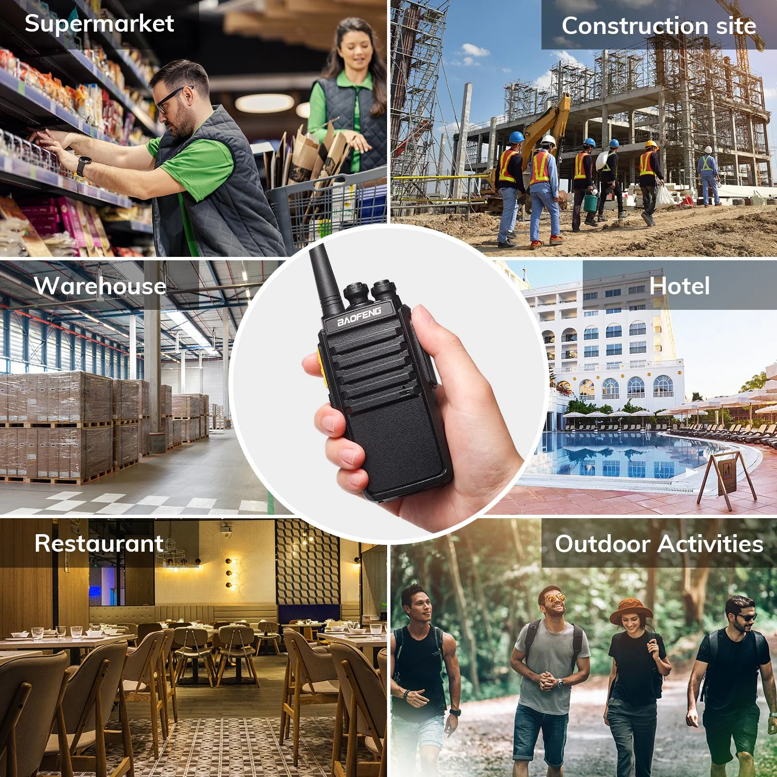 Baofeng V1D Two Way Radio | UHF | Noise Reduction | Frequency Copy |  Privacy Encryption | VOX | 4 Pack - Image 6