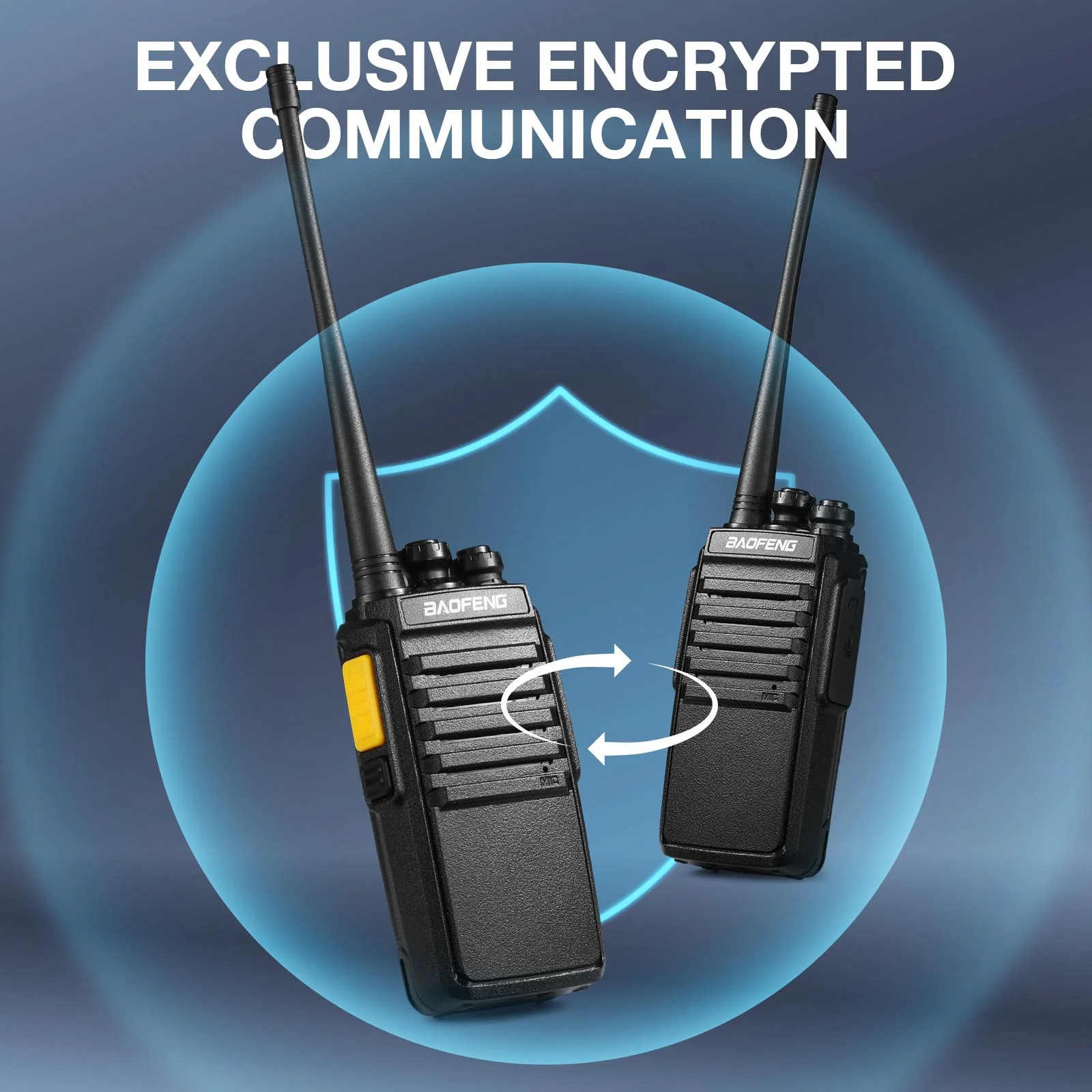 Baofeng V1D Two Way Radio | UHF | Noise Reduction | Frequency Copy |  Privacy Encryption | VOX | 4 Pack - Image 7