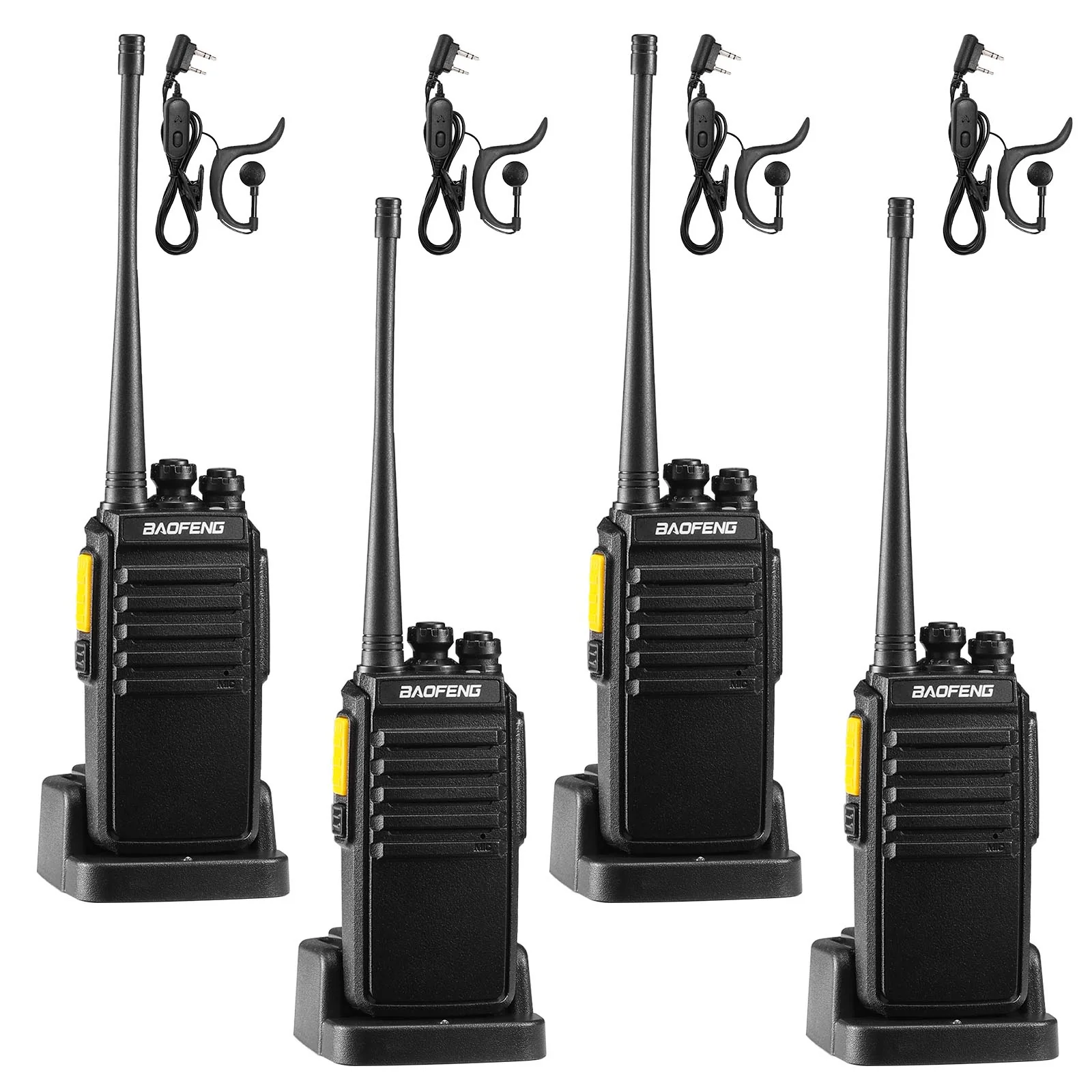 Baofeng V1D Two Way Radio | UHF | Noise Reduction | Frequency Copy |  Privacy Encryption | VOX | 4 Pack - Image 9