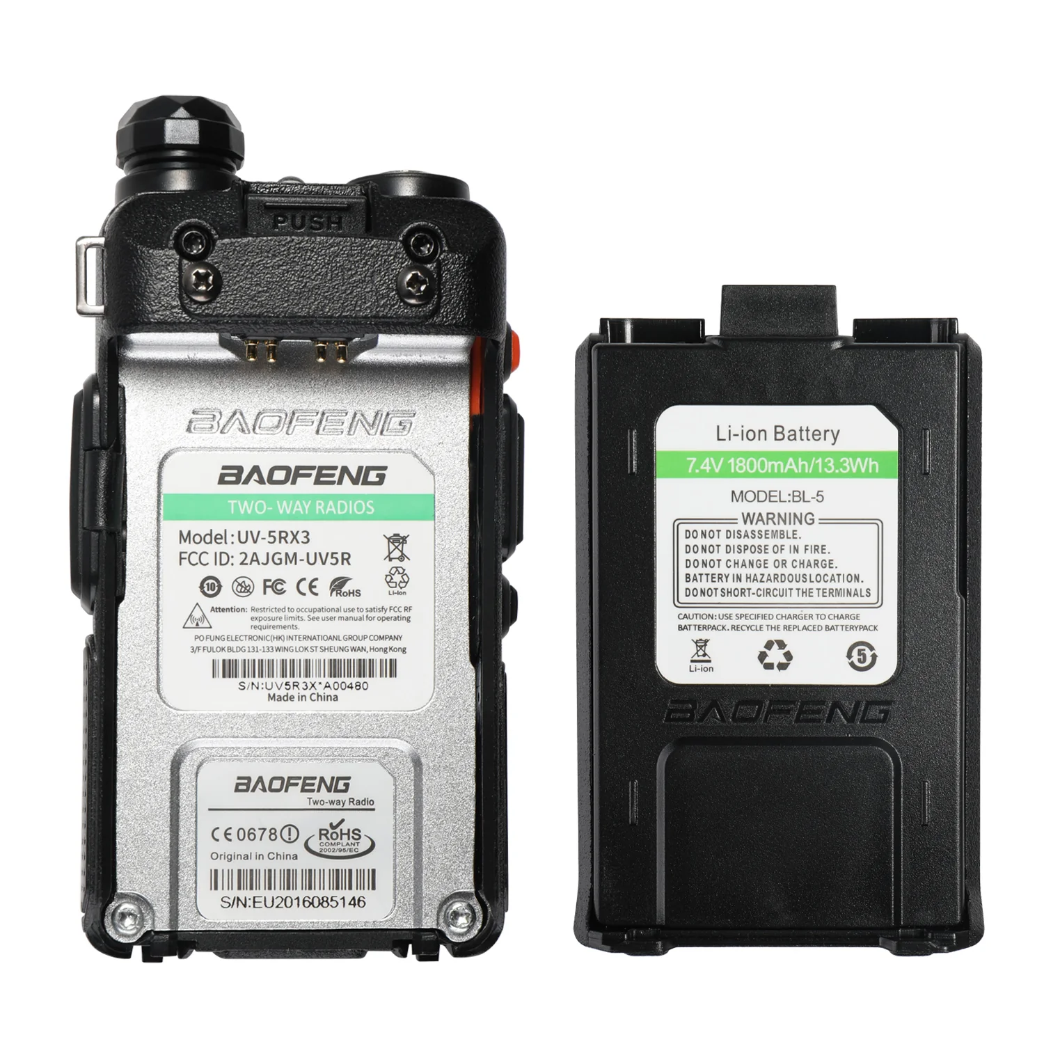 Baofeng x Radioddity UV-5RX3 [OPEN BOX] - Image 8