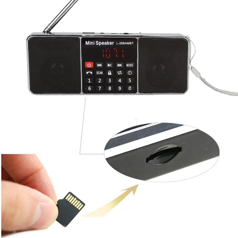 Bluetooth Super Bass Speaker SD/TF MP3 Player AM/FM Radio [DISCONTINUED] - Image 5