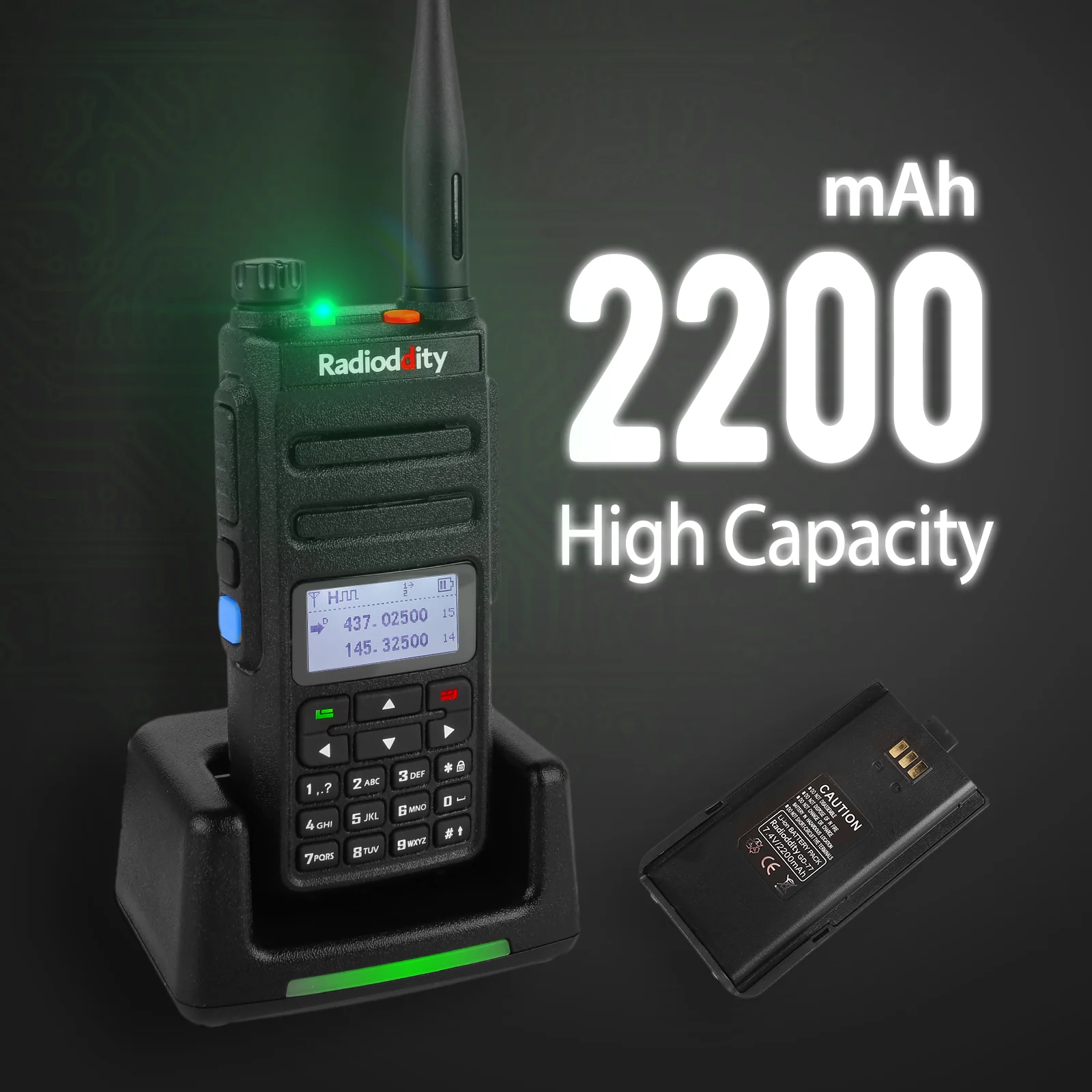 GD-77 DMR Dual Band Dual Time Slot Two Way Radio + Cable [10 Pack] [DISCONTINUED] - Image 7