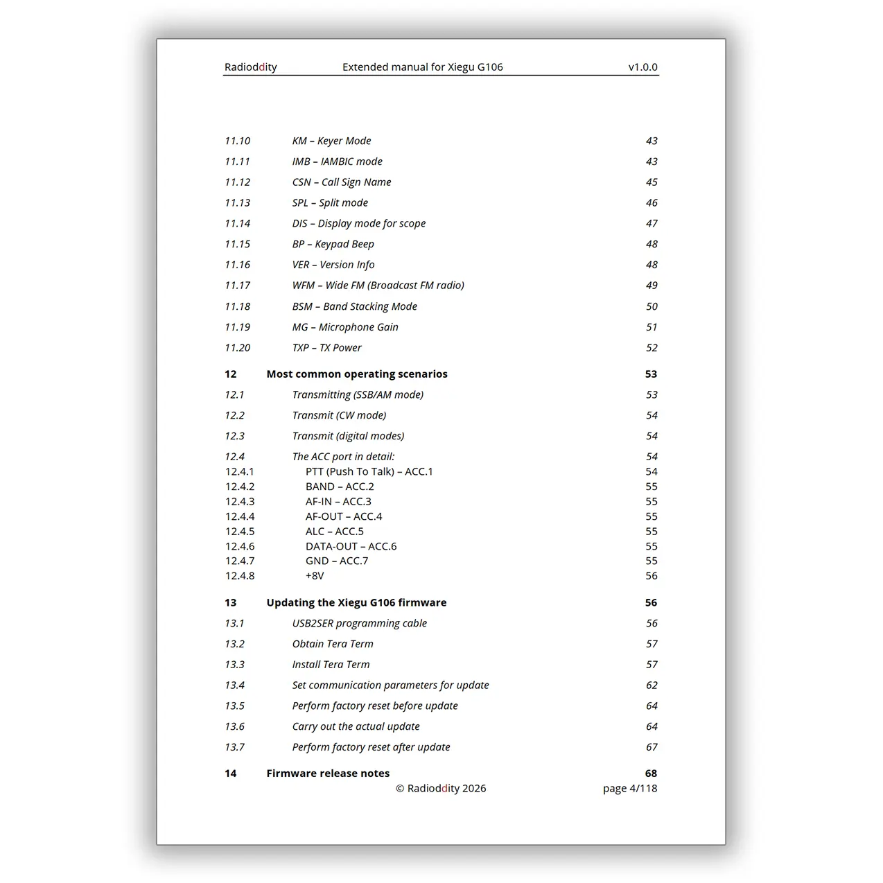 [eBook] Radioddity Extended Manual for Xiegu G106 - Image 4