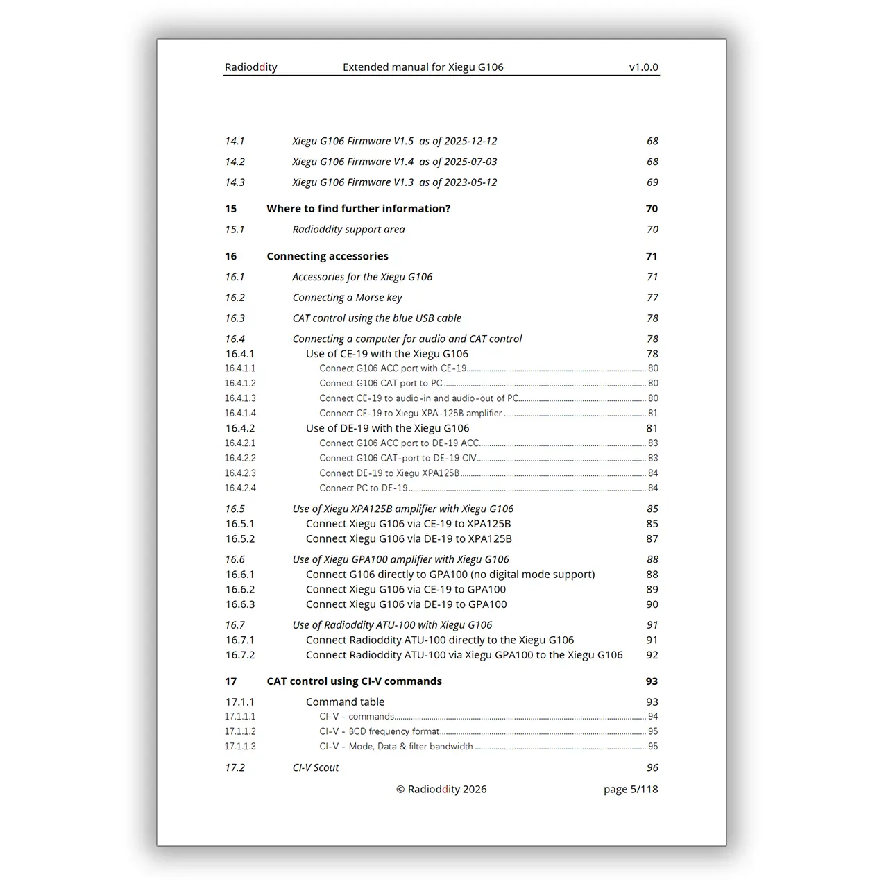 [eBook] Radioddity Extended Manual for Xiegu G106 - Image 5