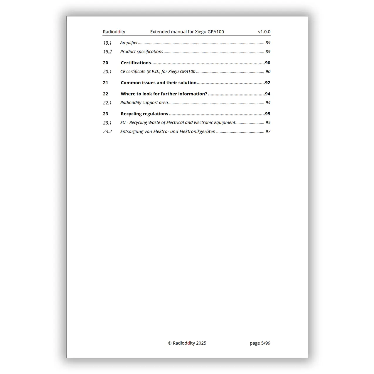 [eBook] Radioddity Extended Manual for Xiegu GPA100 - Image 5