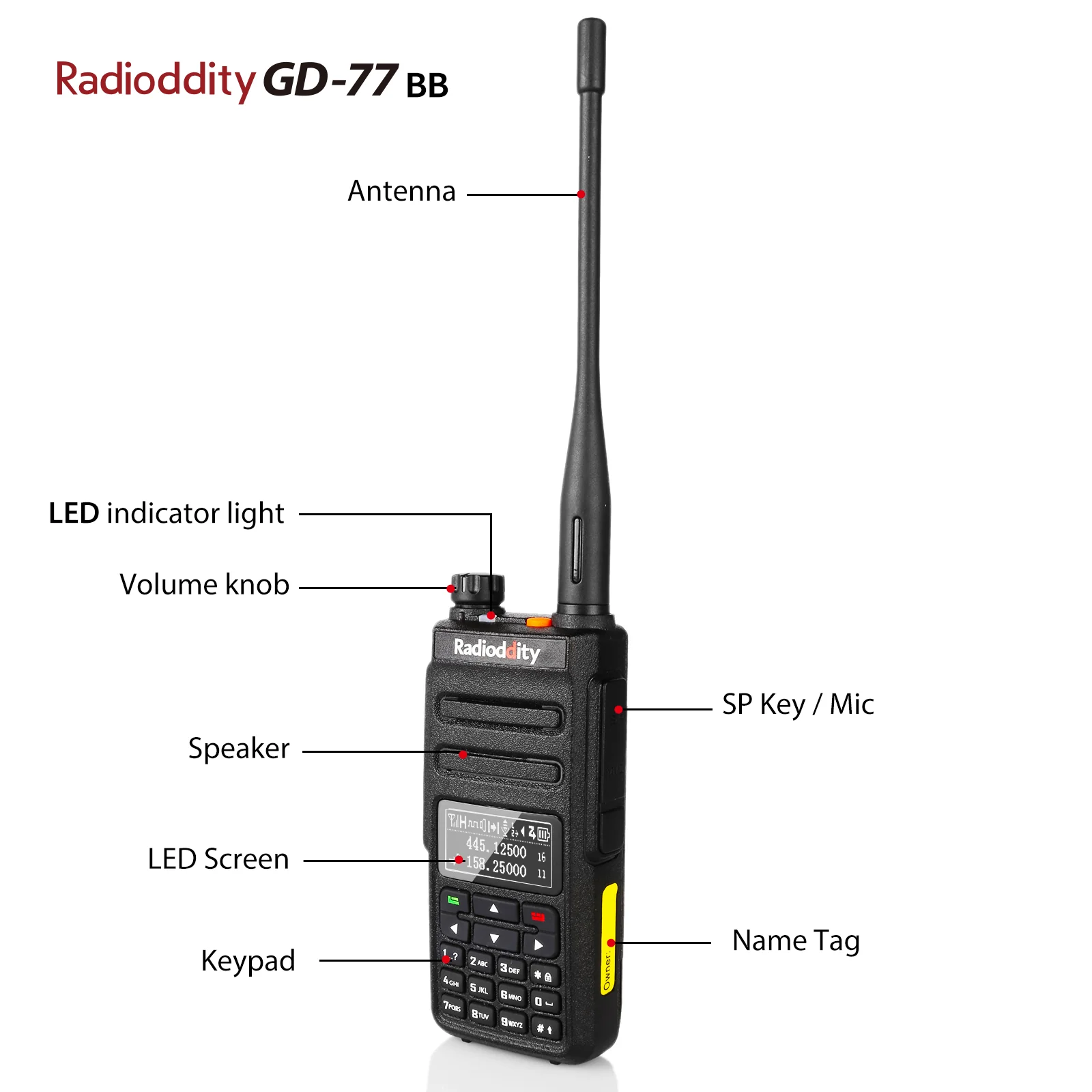 GD-77 Dual Band DMR (Inverted Display) [DISCONTINUED] - Image 4