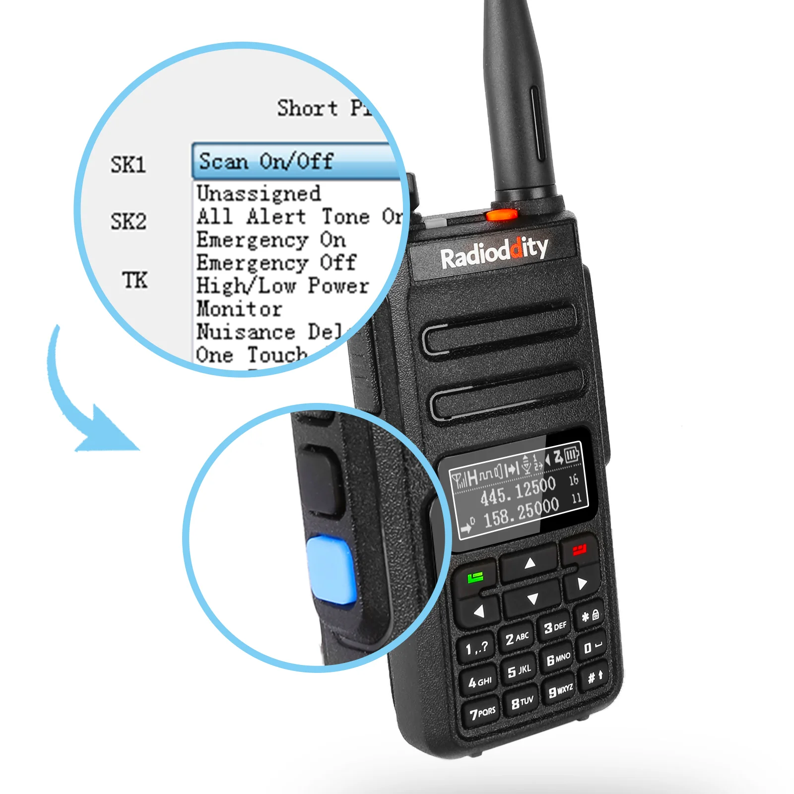 GD-77 Dual Band DMR (Inverted Display) [DISCONTINUED] - Image 5