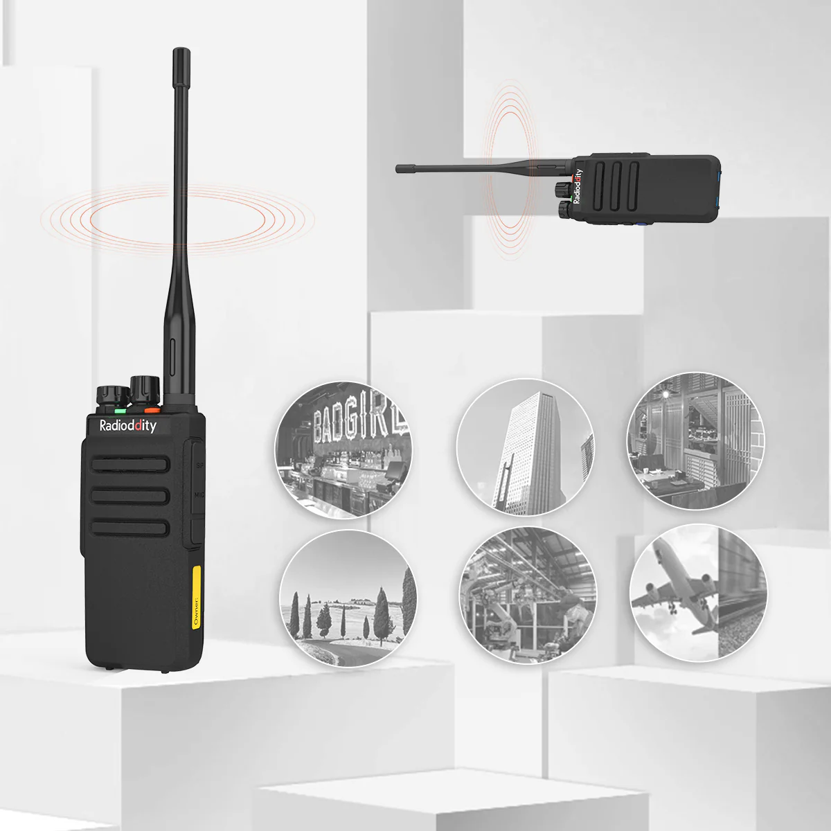 GD-77S DMR [10 Packs] | Dual Band | 5W | 2 Time-slot DMR | 2200mAh | with Cable [DISCONTINUED] - Image 4