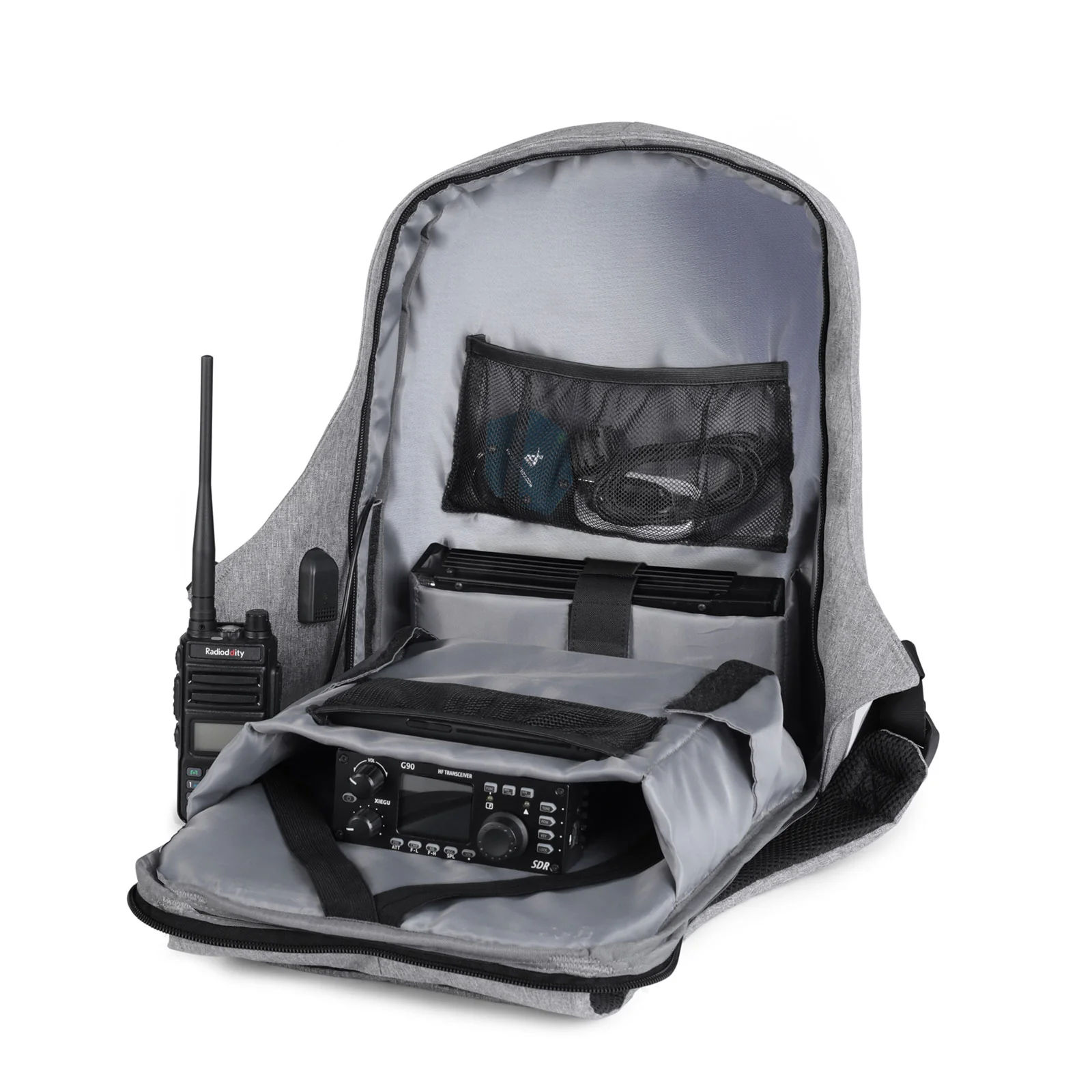 Raddy Multi-function Backpack | Ham Radio Accessories Laptop | Waterproof | for HF Transceiver Xiegu Icom Yaesu - Image 6