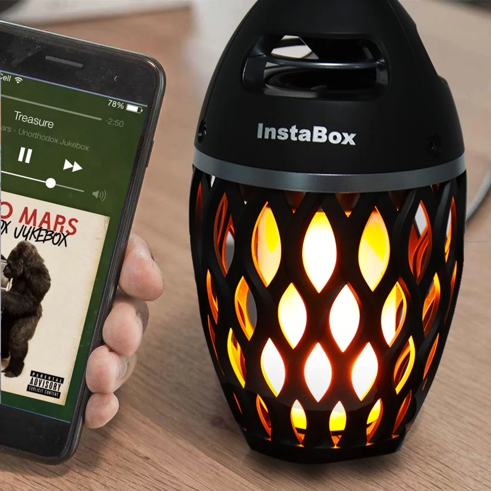 InstaBox FS18 Firestarter LED Flame Speaker Bluetooth 4.2 [DISCONTINUED] - Image 8