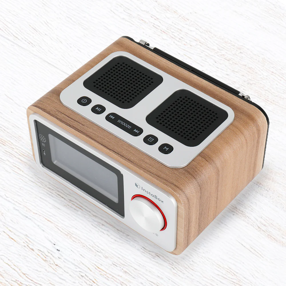 Instabox i30 Wooden Clock Radio & Bluetooth Speaker [DISCONTINUED] - Image 9
