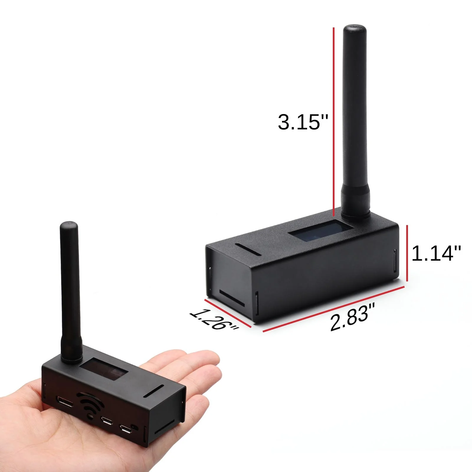 Radioddity RHS-H1 MMDVM Hotspot | OLED Screen | Raspberry Pi-Zero W | Support P25/DMR/D-STAR/YSF/NXDN | UHF VHF WiFi Digital Voice Modem | 16G TF Card - Image 7