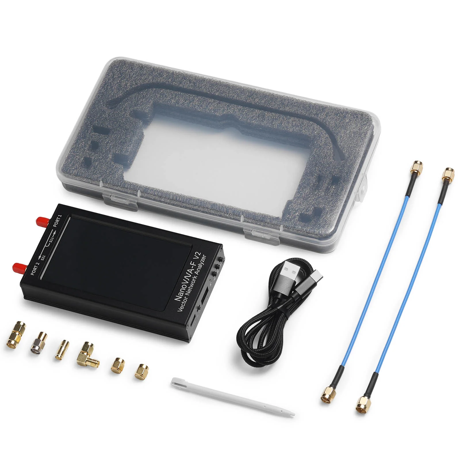 NanoVNA-F V2 Antenna Analyzer | 50KHz to 3GHz | 4.3-Inch Touch Screen | 5000mAh Battery - Image 6