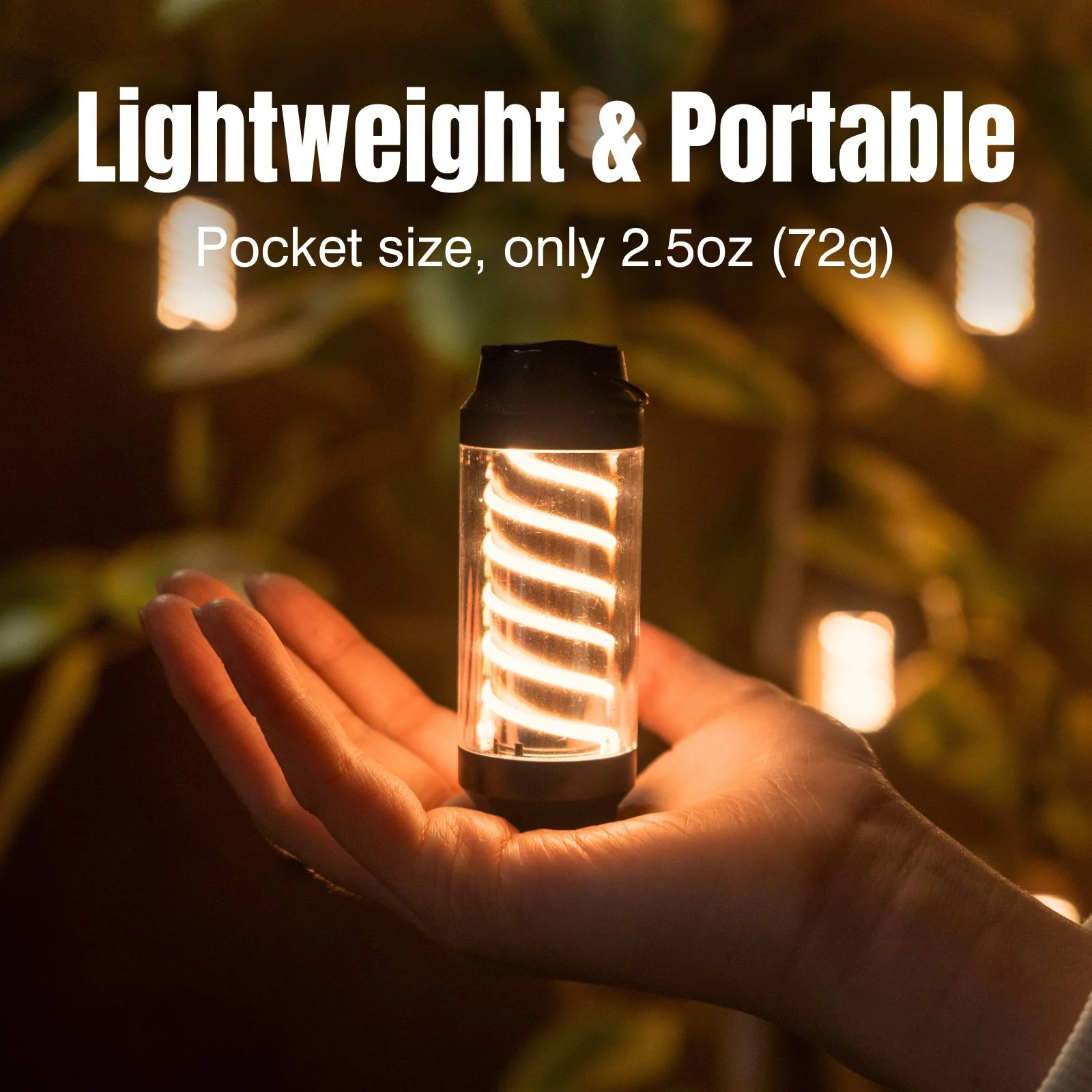 Raddy CL-1 Camping Lantern |  Portable Rechargeable Flashlight | 7 Light Modes | IPX6 Waterproof - Image 4