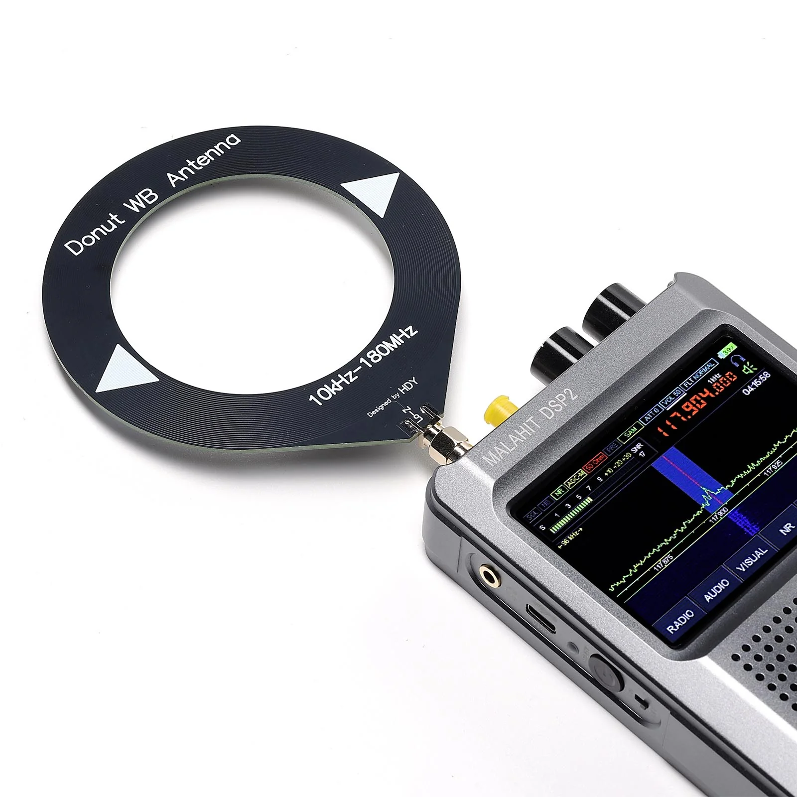 Raddy Donut WB Antenna | Portable Mini Loop Antenna | 10kHz-180MHz | SMA-Male | For Malahit DSP1/DSP2 - Image 4