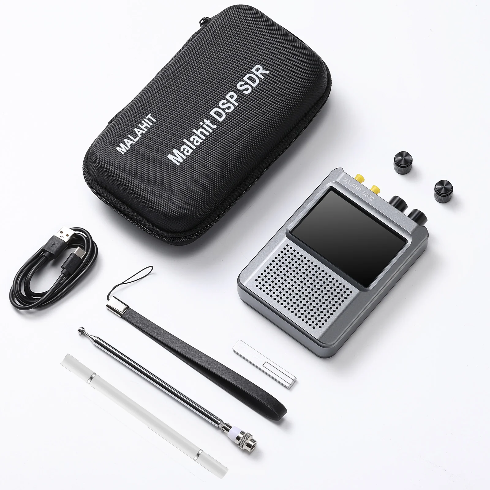 Raddy Malahit DSP2 SDR Radio | V2.4 Firmware | IPS Color Touch Screen | AM/SSB/DSB/CW/NFM/WFM/RTTY/FT8 | 5000mAh | CW Decoder - Image 6