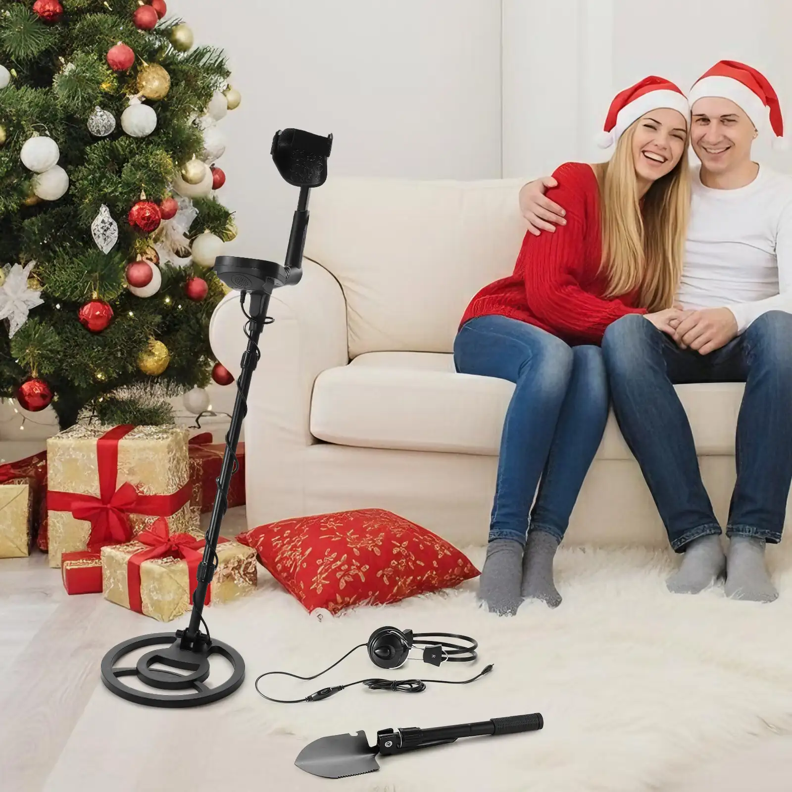 Raddy MD120A Professional Adult Metal Detector | 10" IPX7 Waterproof Search Coil | LCD Backlit Display | High Accuracy Gold  Metal Detectors with 4 Modes - Image 7