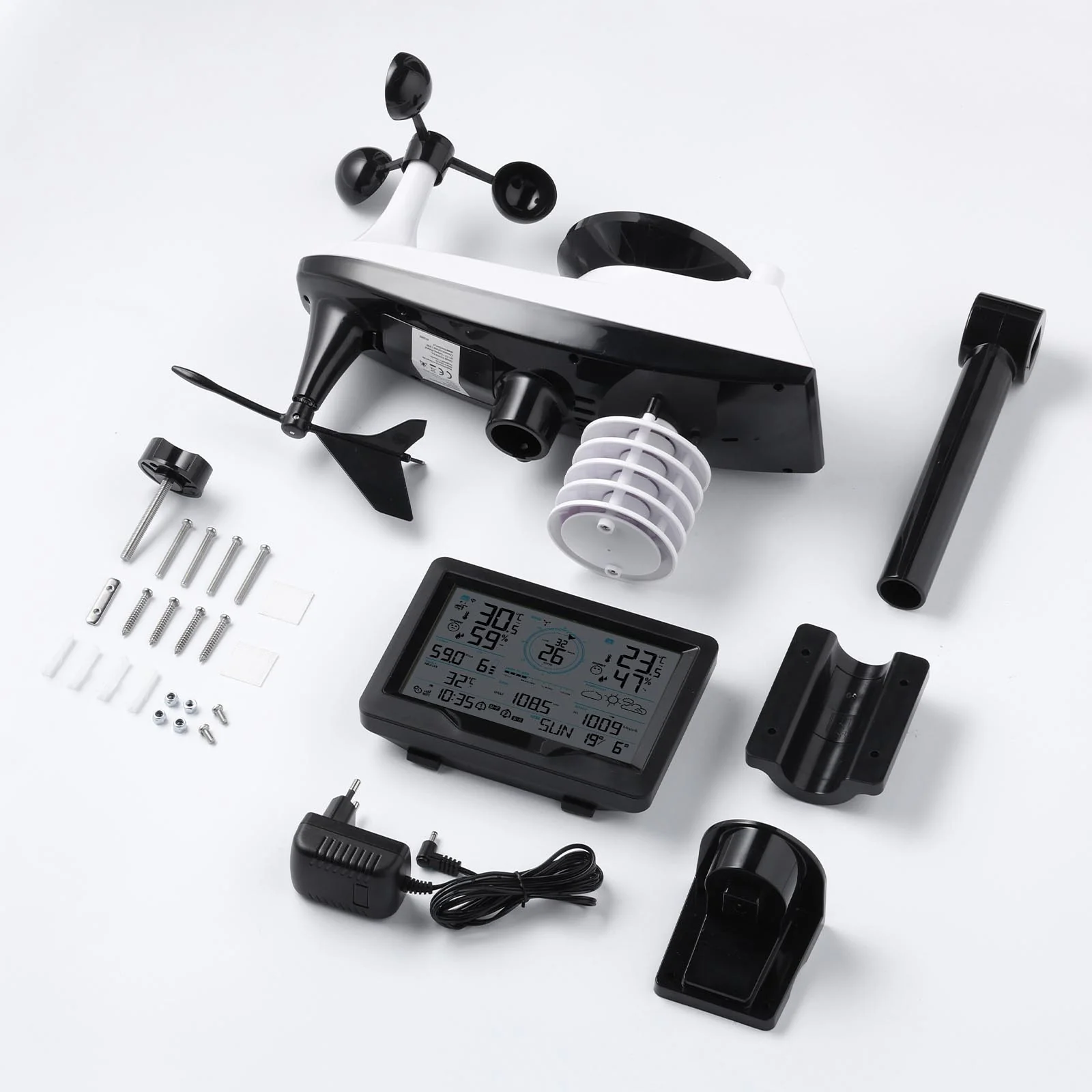 Raddy MN6 Wi-Fi Weather Station | 15-in-1 Wireless Weather Station| Weather Forecast | Adjustable Backlight - Image 14