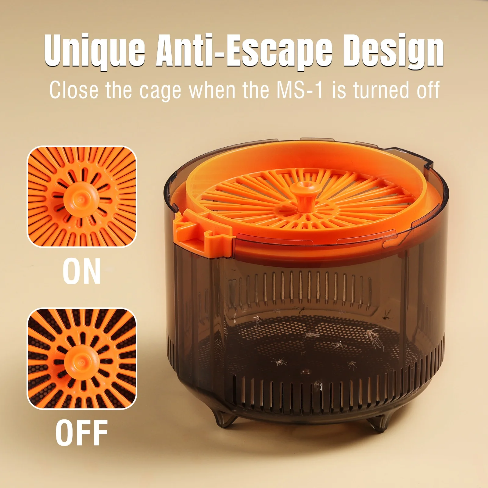 Raddy MS-1 Indoor Insect Trap | Anti-Escape Net Design | Physical Pest Control - Image 4
