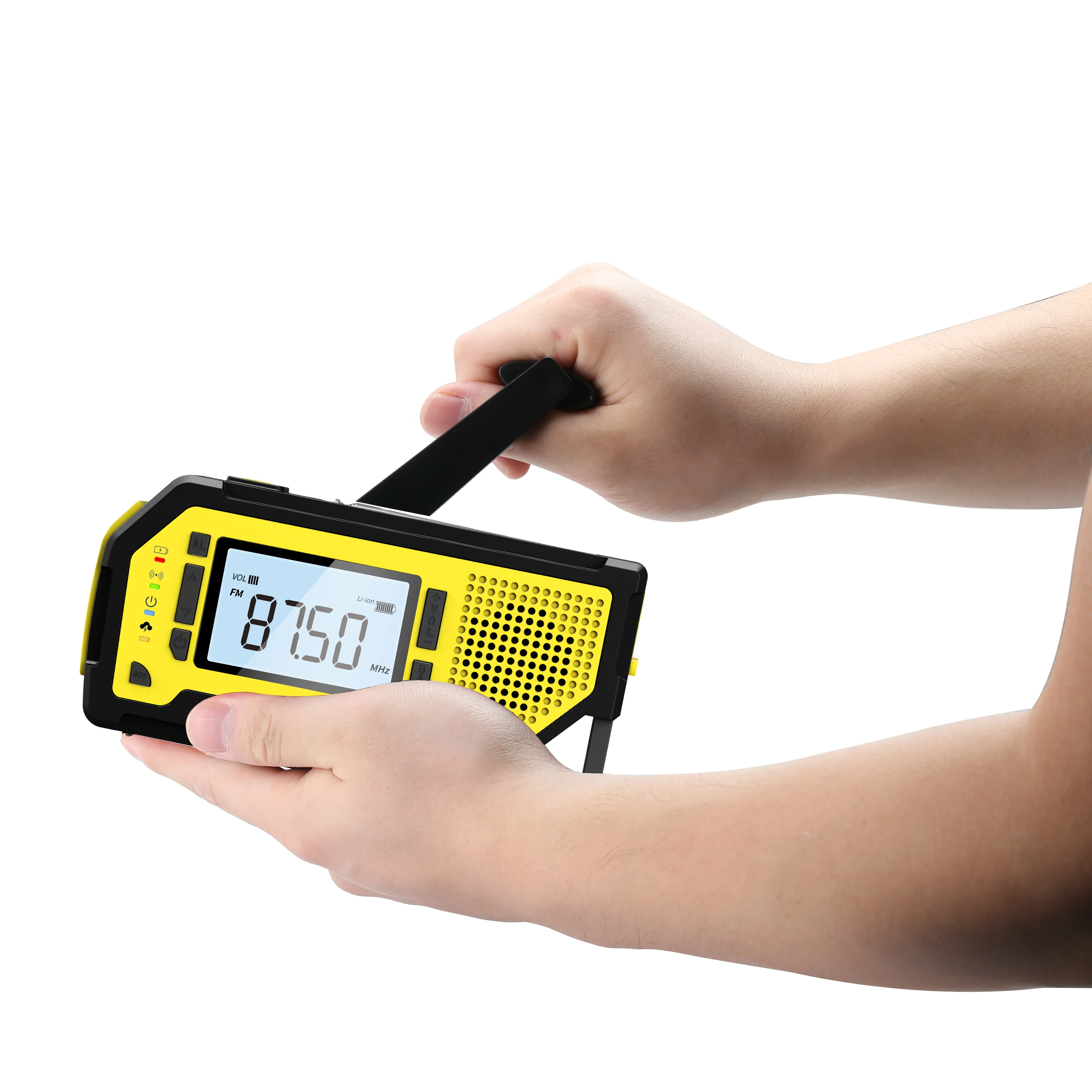 Raddy NW3 Emergency Weather Radio | NOAA Alert | Hand Crank Solar Power [DISCONTINUED] - Image 2