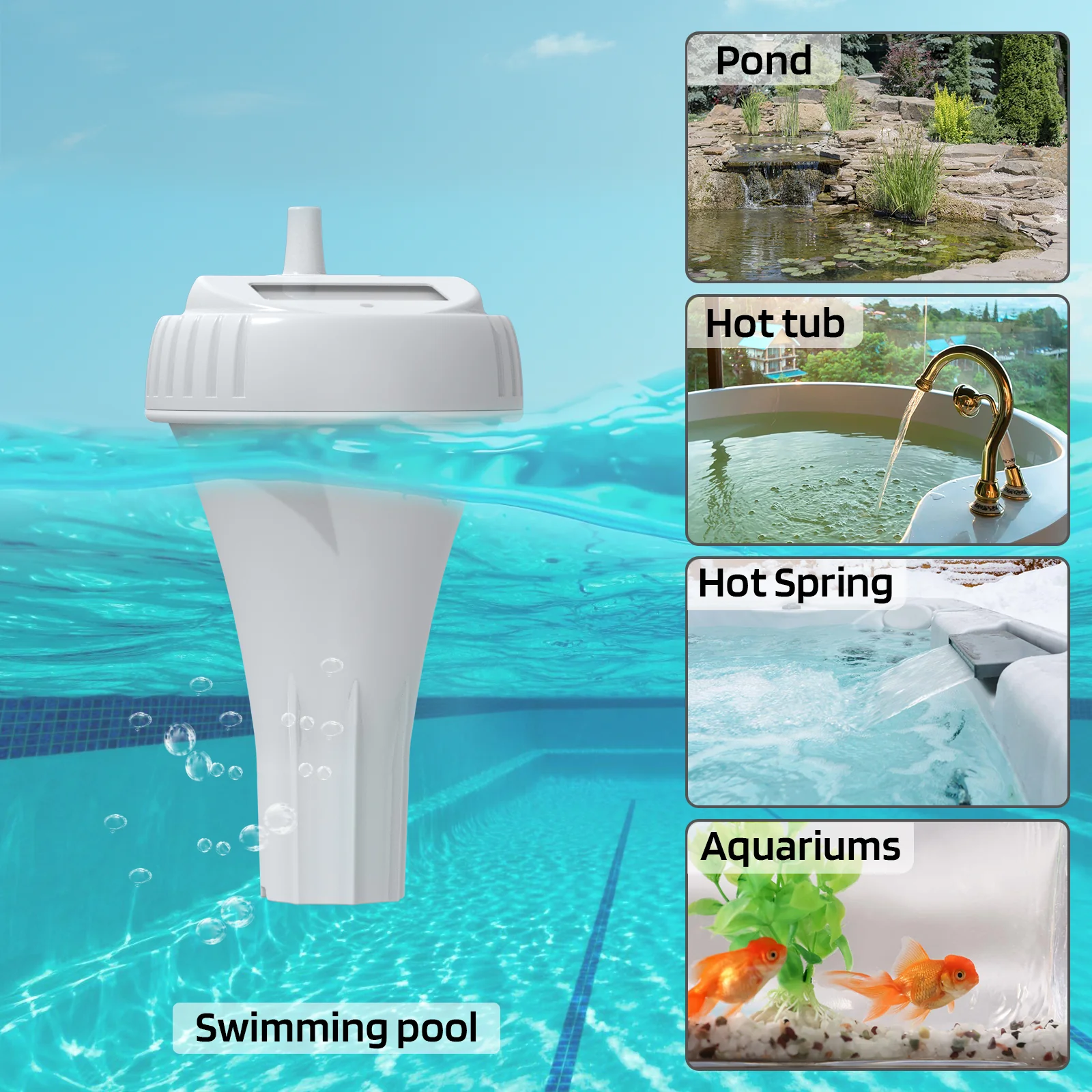 Raddy PT-1 Wireless Water Thermometer | Digital Screen | IPX7 Waterproof | for Pools Hot Tubs Pond Bath - Image 4