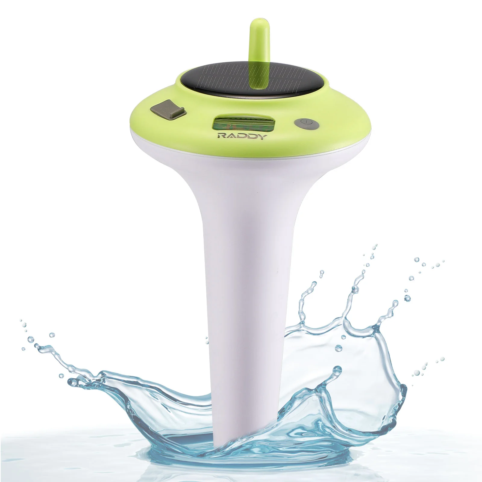 Raddy PT-5/PT-5 TN Solar Pool Thermometer | IPX8 | Solar & Battery Powered | Alarm Clock | Temperature Humidity Monitor - Image 7