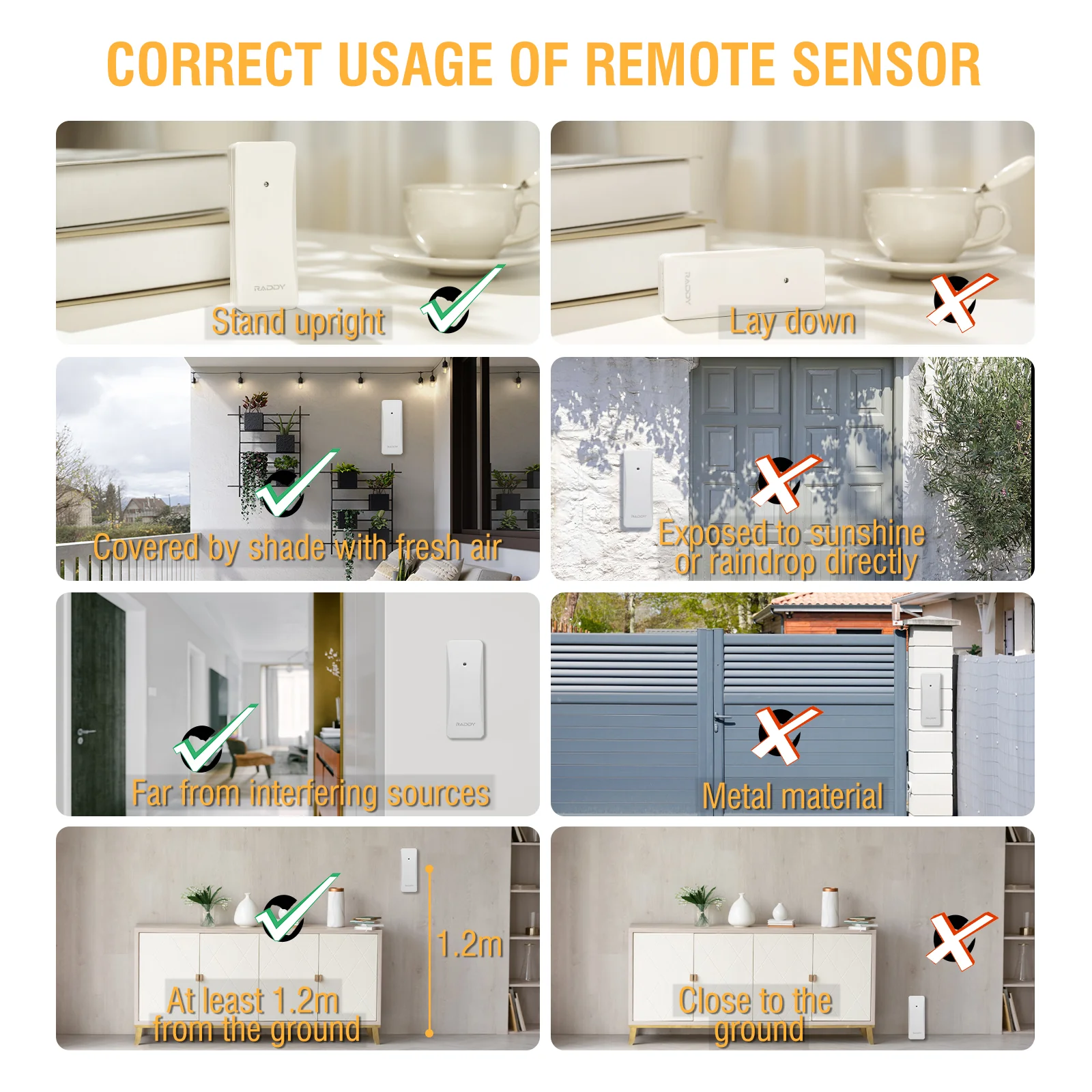 Raddy R1 Wireless Sensor | for WF-55C WF-60C Weather Station - Image 6
