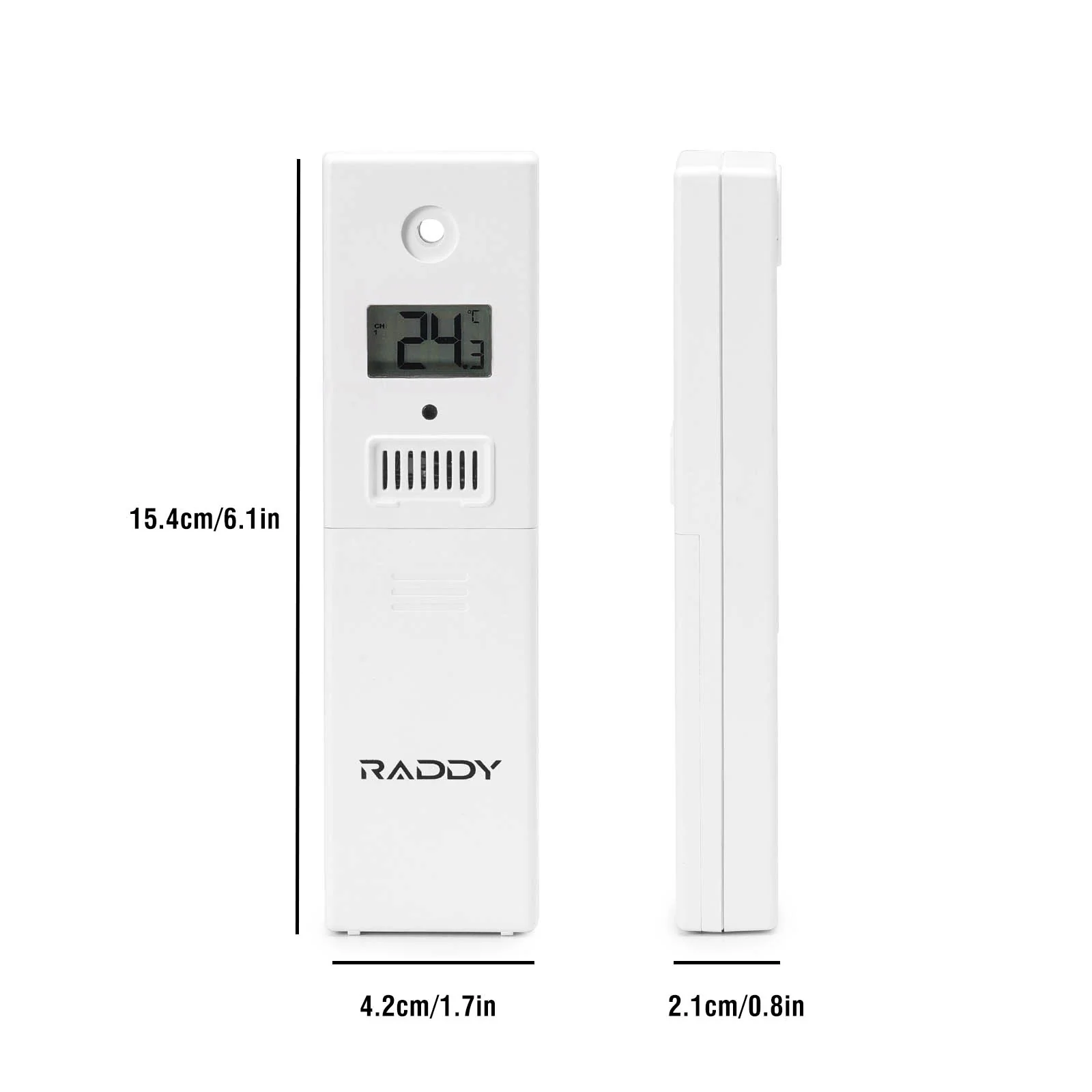 Raddy R6 Remote Sensor |For VP7 Wi-Fi/WF-120C/WF-120P Weather Station - Image 4