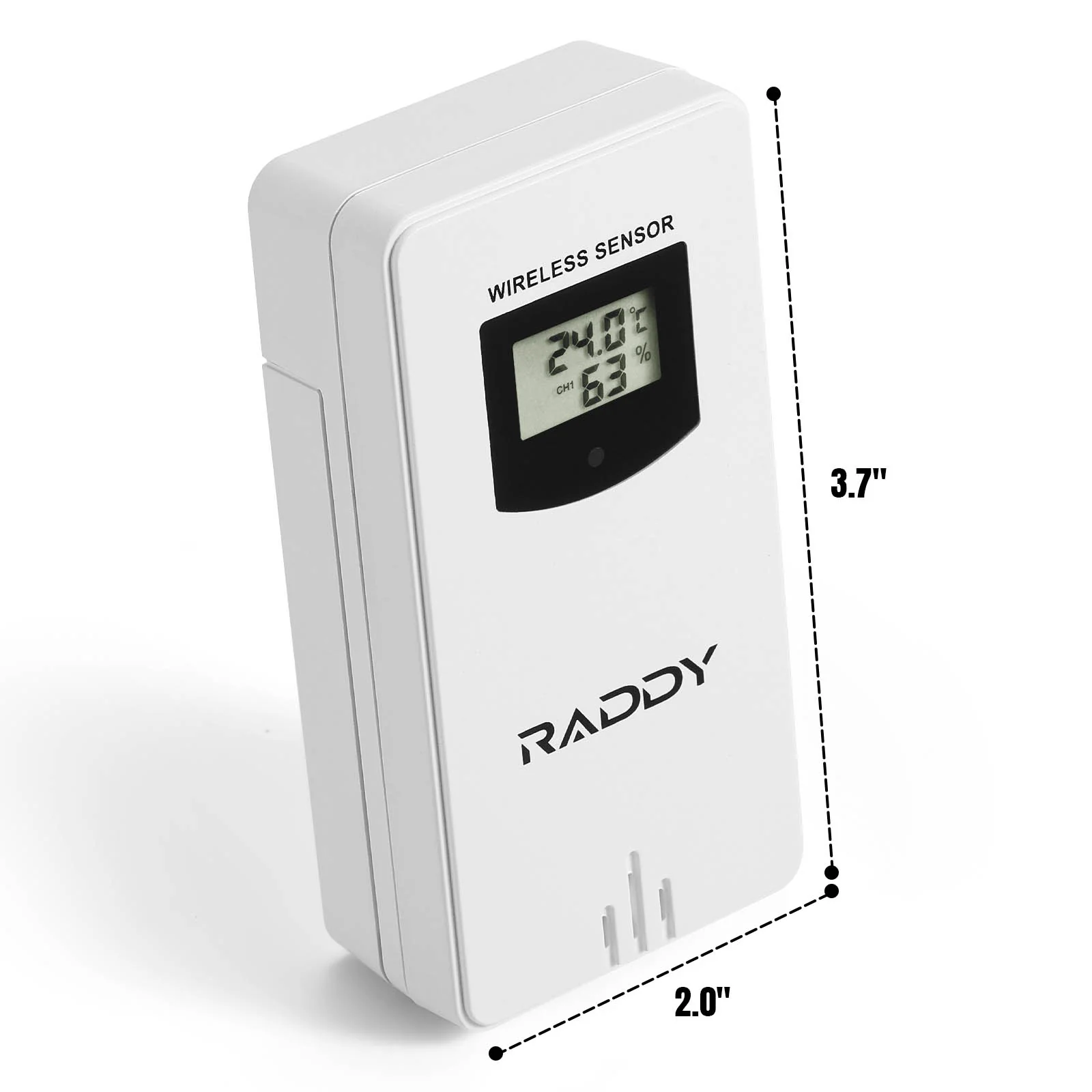Raddy R7 Wireless Remote Sensor ｜For N75/N80 Home Weather Station /PT-3 Pool Thermometer - Image 4