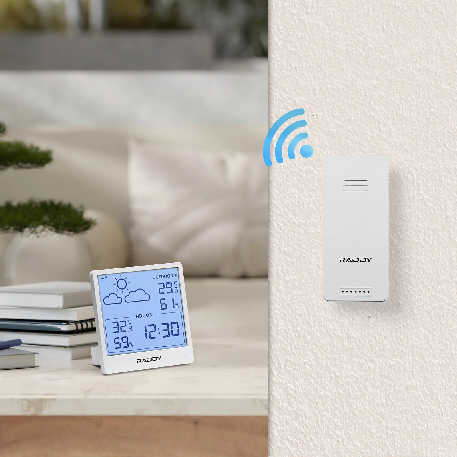Raddy R8 Wireless Remote Sensor |For WF-50 Weather Station - Image 3