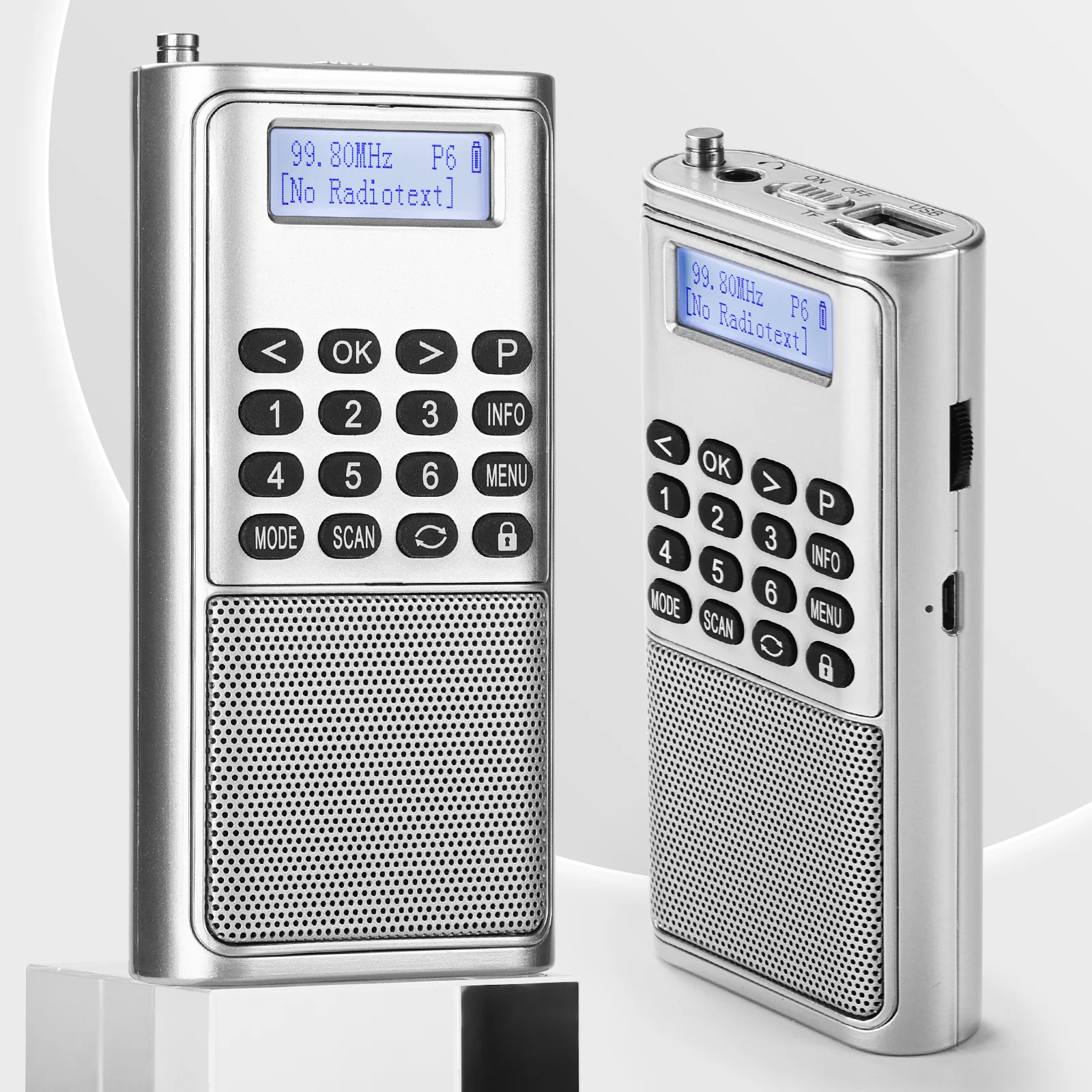 Raddy RD23 Tragbares DAB Radio | Bluetooth-Verbindung | Batteriebetrieben - Image 10