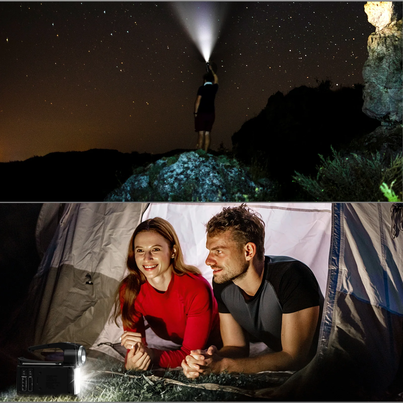 Raddy RF-L3 Portable Solar Generator | with Solar Panel | Flashlight  Music Player [DISCONTINUED] - Image 3