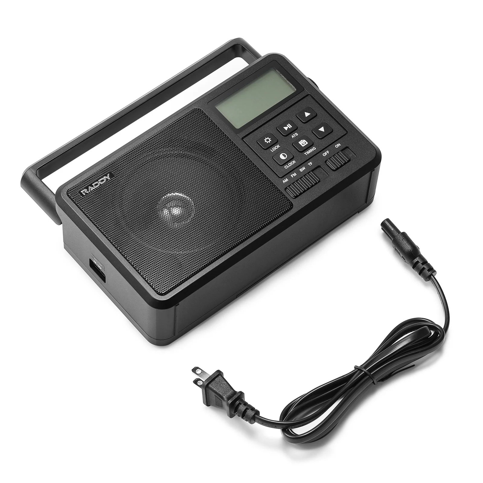 Raddy RF206 Shortwave Radio | FM/AM/SW | 8W Speaker | LCD Display | Bluetooth 5.0 | TF Card/USB Play - Image 6