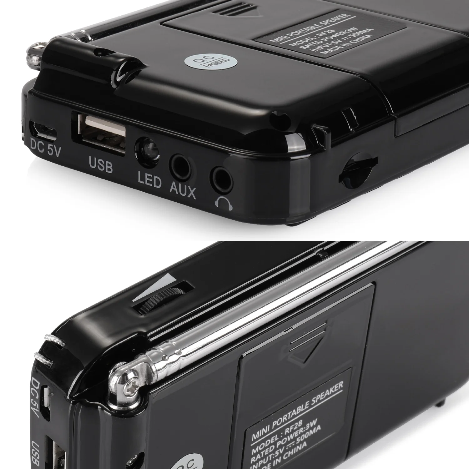 Raddy RF28 Digital Tuning FM Radio | Portable MP3 | Flashlight | Sleep Timer | Support TF Card USB Drive [DISCONTINUED] - Image 4