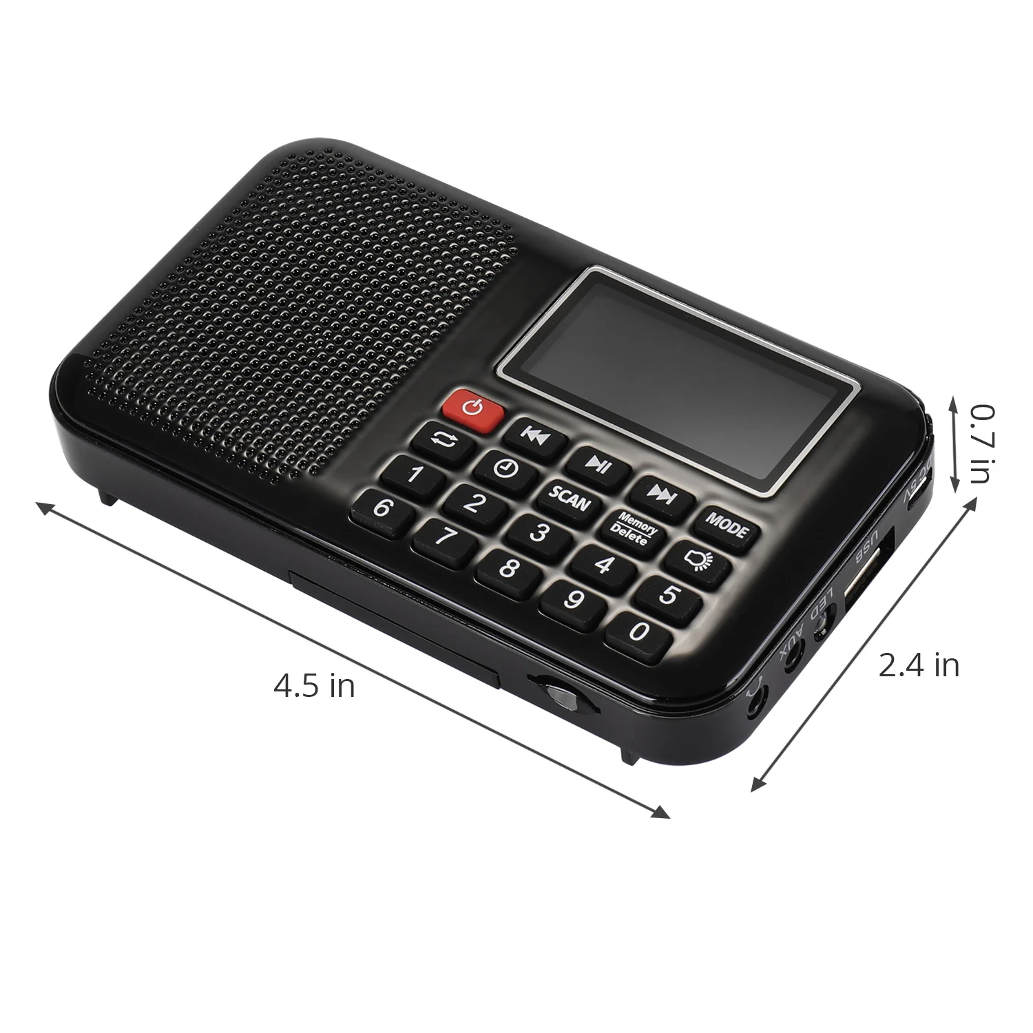 Raddy RF28 Digital Tuning FM Radio | Portable MP3 | Flashlight | Sleep Timer | Support TF Card USB Drive [DISCONTINUED] - Image 6