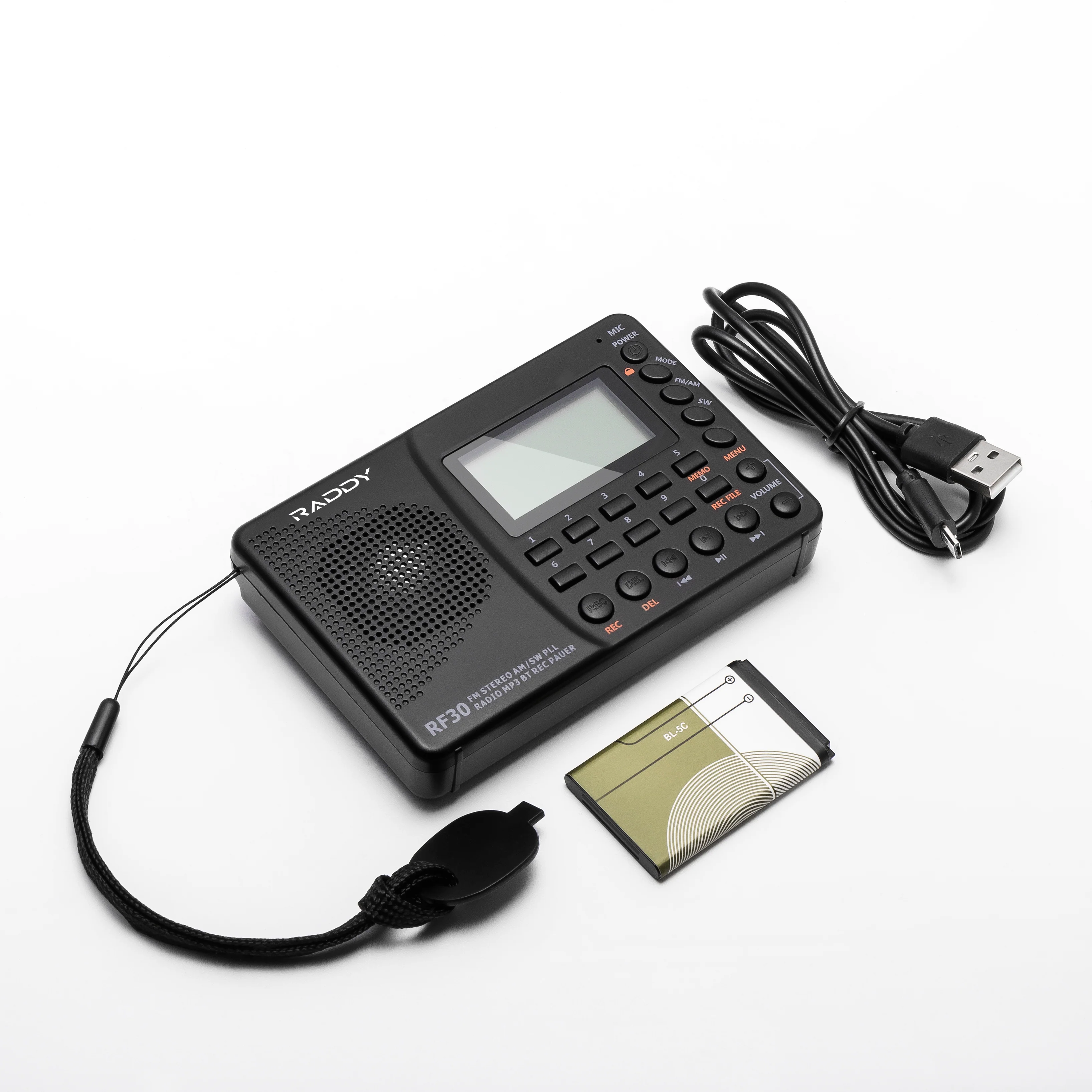 Raddy RF30 AM/FM/SW Radio | Digital Tuner | Bluetooth | AUX Recording [DISCONTINUED] - Image 7