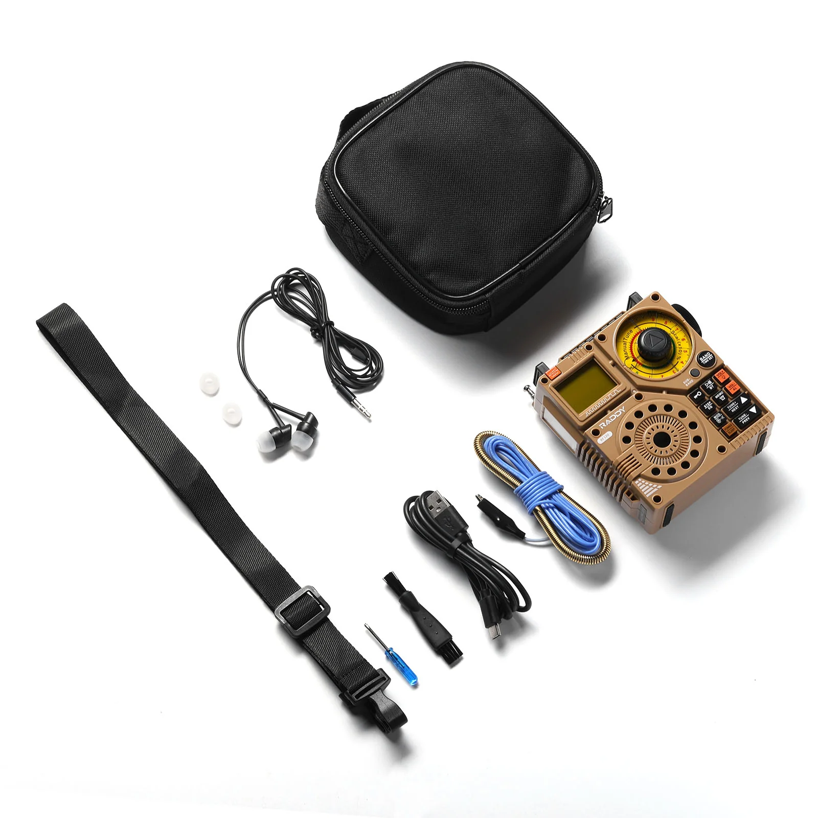 Raddy RF320 Shortwave Radio | FM/AM/SW/VHF/WB/AIR | Remote Control | Bluetooth 5.0 - Image 14