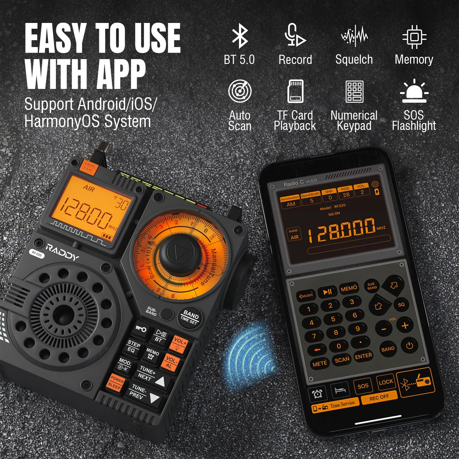 Raddy RF320 Shortwave Radio [OPEN BOX] - Image 7