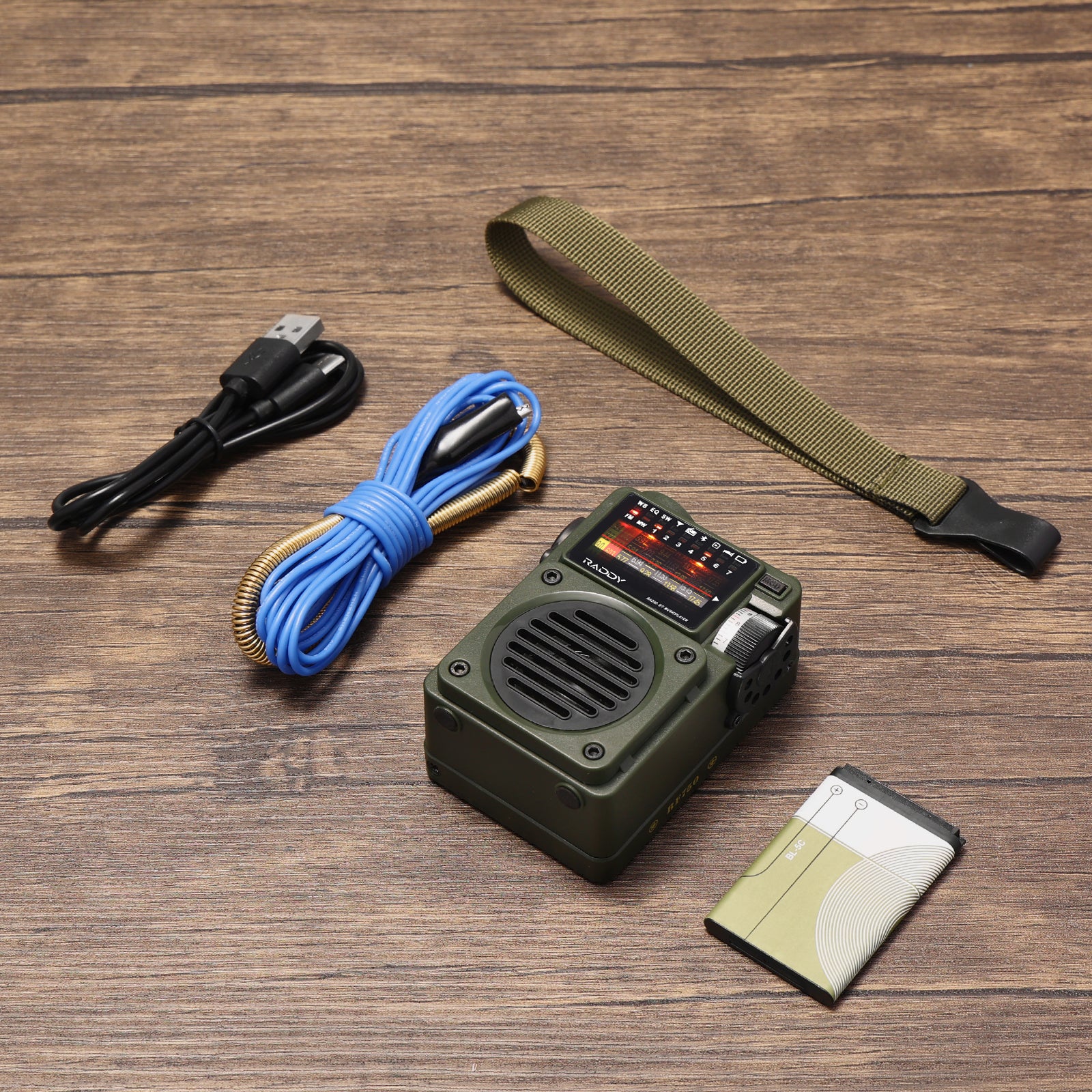 Raddy RF750 Shortwave Radio | AM/FM/SW/WB | Portable Digital Rechargeable | Bluetooth 5.0 - Image 6