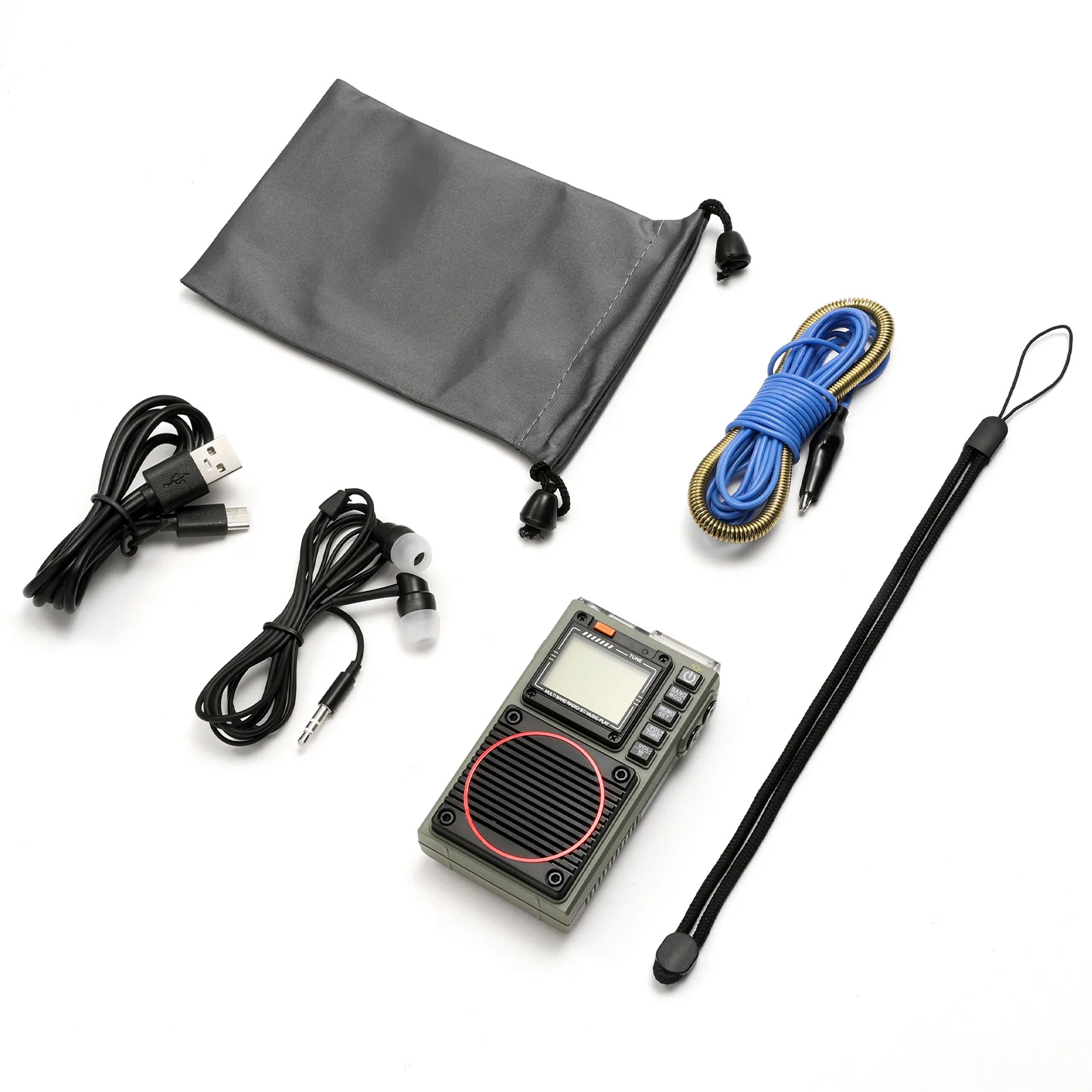 Raddy RF75A Shortwave Radio | Bluetooth 5.0 APP Control | FM AM VHF SW WB | Type-C Charging | SOS Flashlight - Image 10
