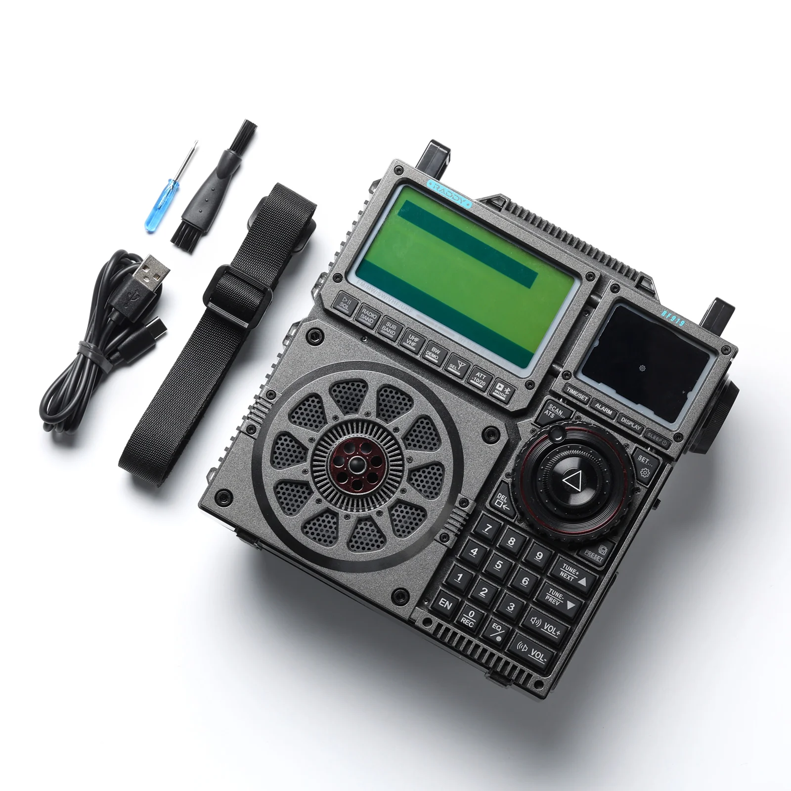 Raddy RF919 Shortwave Radio | Full Band Receiver with SSB | 20W Bluetooth 5.1 | APP Remote Control | Antenna Tuner | 5000mAh Battery | Dual Screens - Image 13